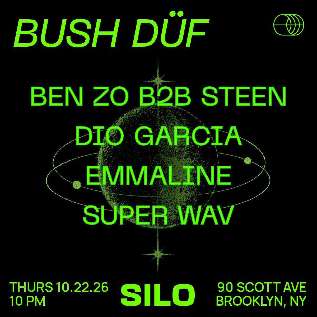 Imagem da fonte — BUSH DÜF (Full Venue Event, Free w/ RSVP)