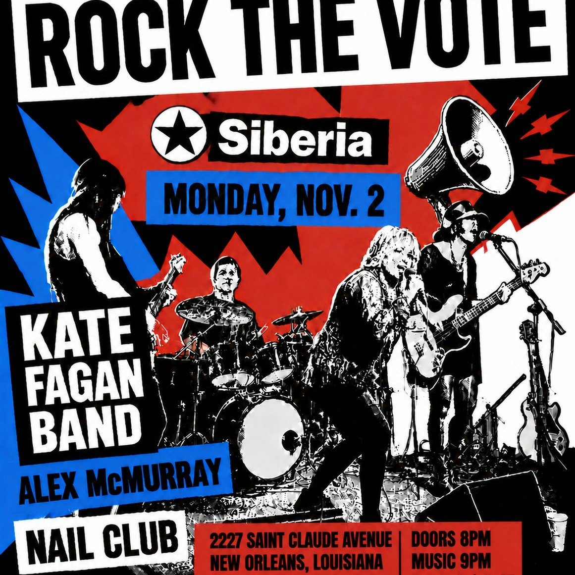 Rock The Vote with Kate Fagan, Alex McMurray, and Nail Club