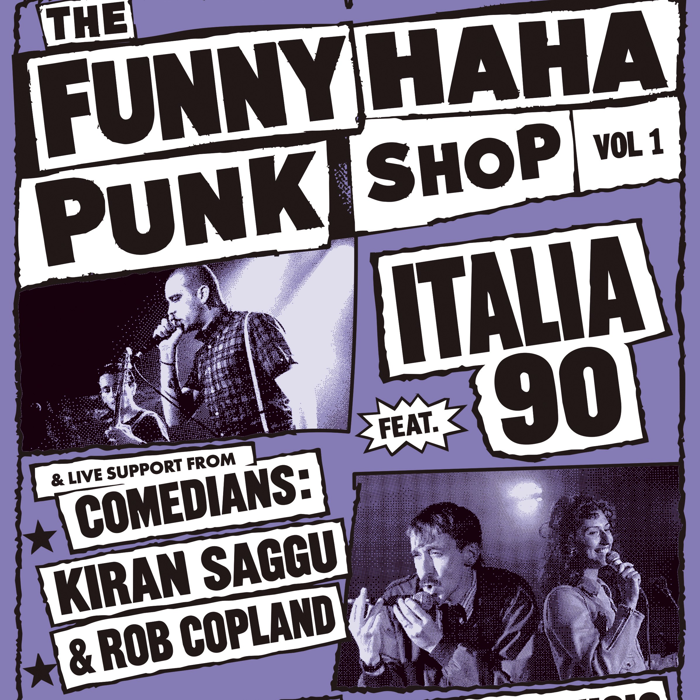 The Funny Haha Punk Shop w/ Italia 90