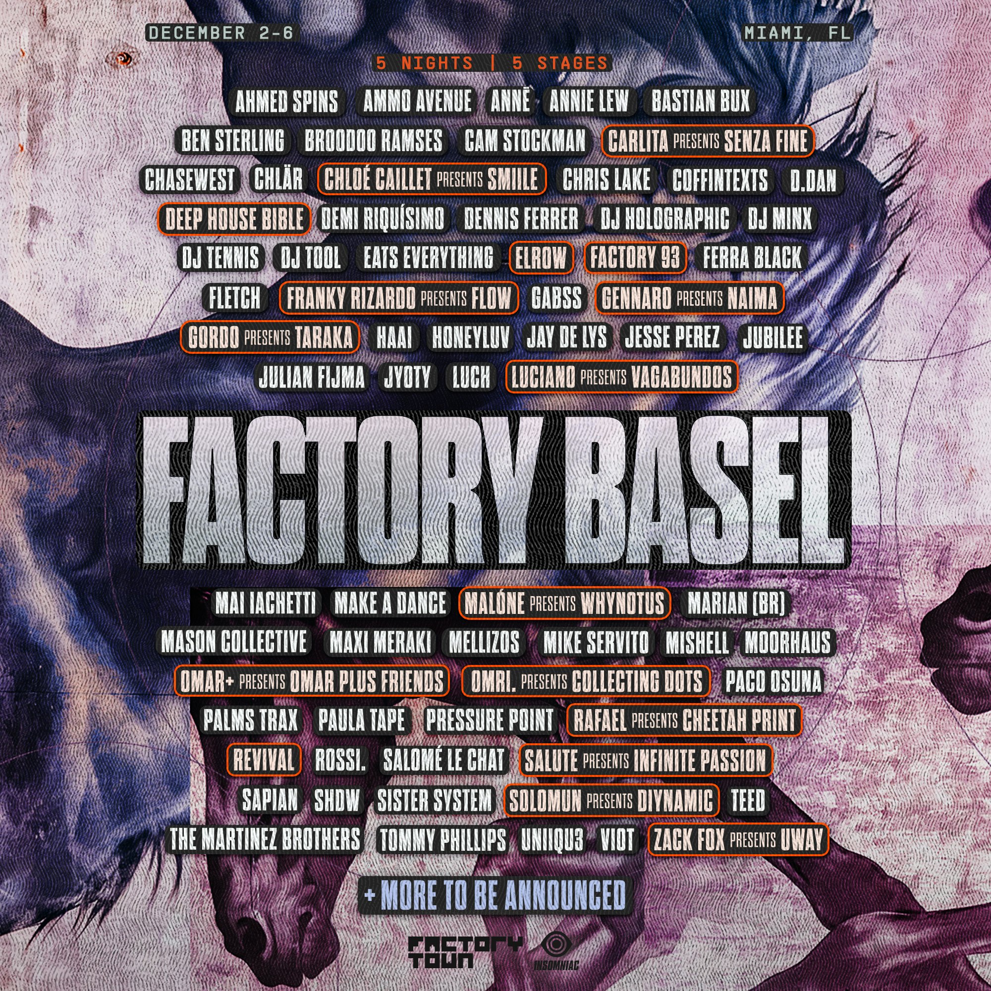 Factory Basel 2026 (Factory Town Art Week series, with Circoloco and elrow)