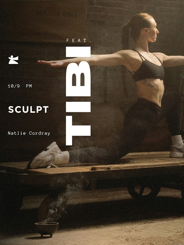 NOMADA mvmt — Sculpt w/ Natalie Cordray ft. TIBI dj set 10.9 6:45pm