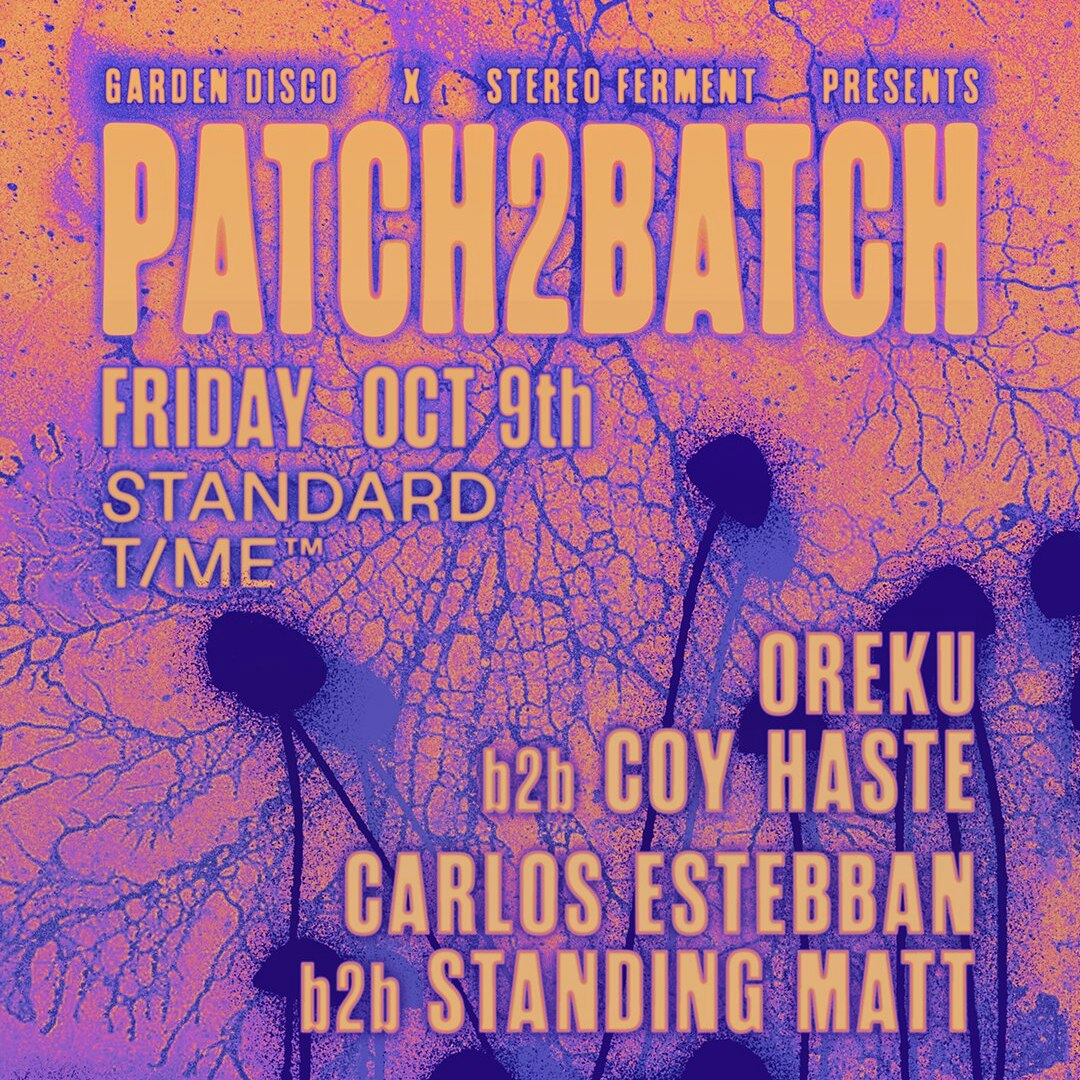 Garden Disco x Stereo Ferment present PATCH 2 BATCH