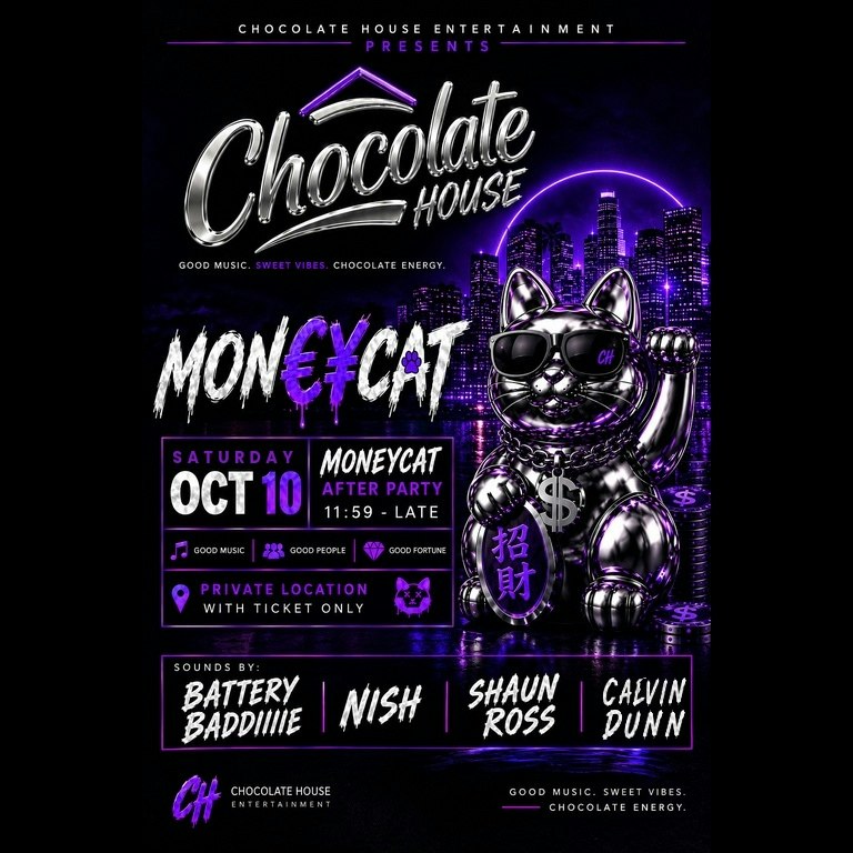 Chocolate House x MoneyCat