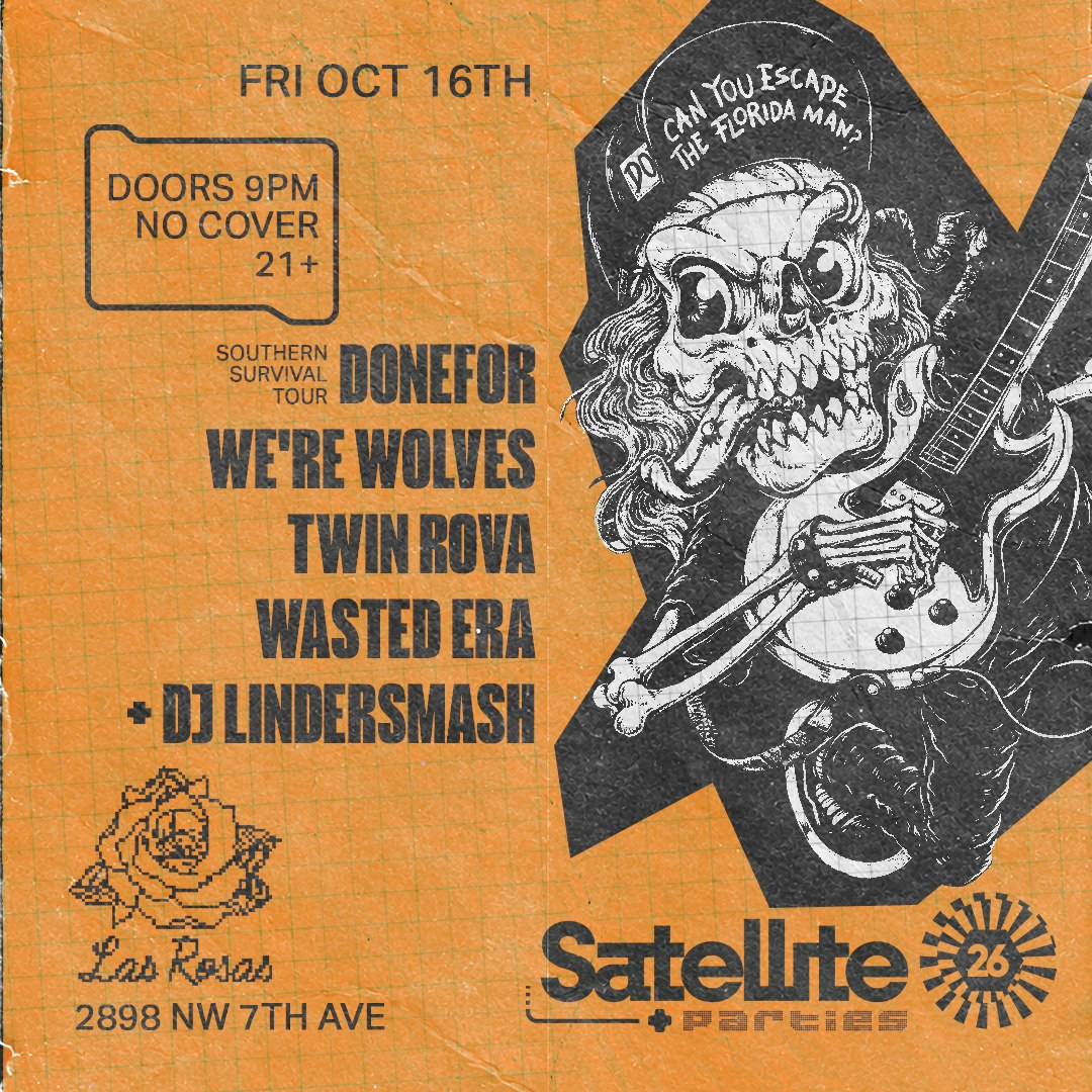 III Points Satellite: Donefor, We're Wolves, Twin Rova & More event artwork