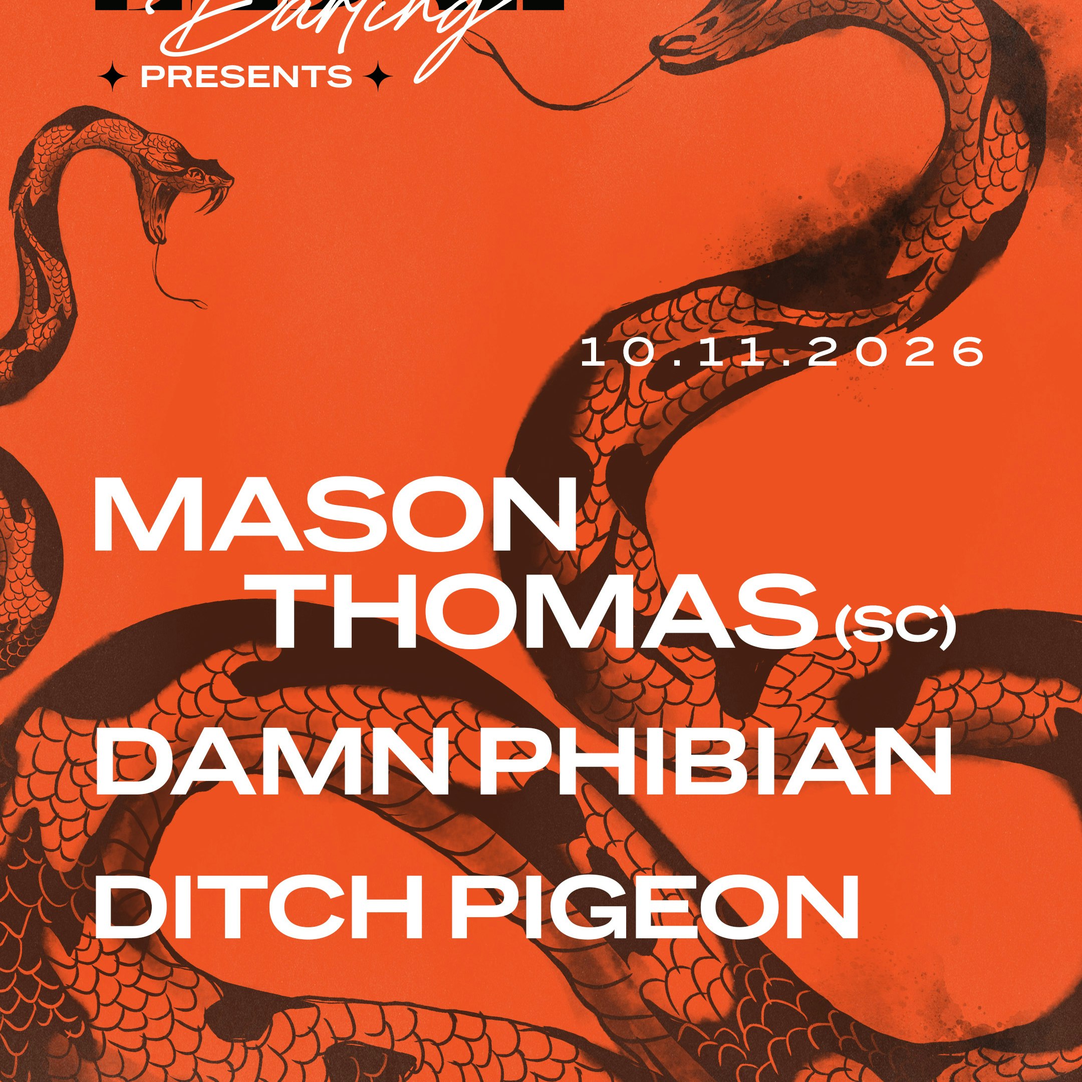 Mason Thomas (SC), Damn Phibian, & Ditch Pigeon