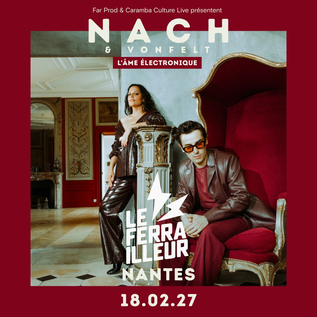 Affiche Nach en concert au Ferrailleur