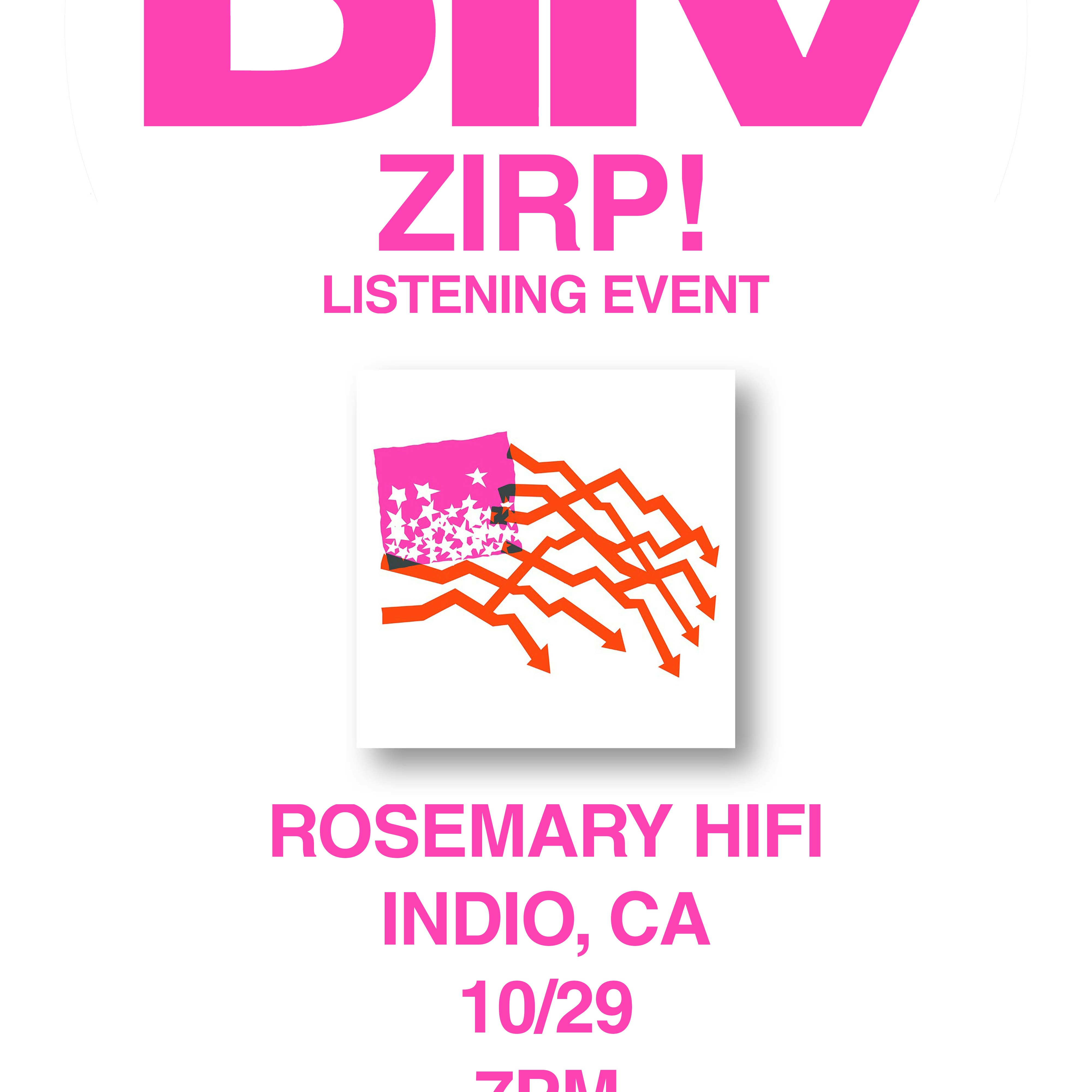 DIIV ZIRP! Album Listening
