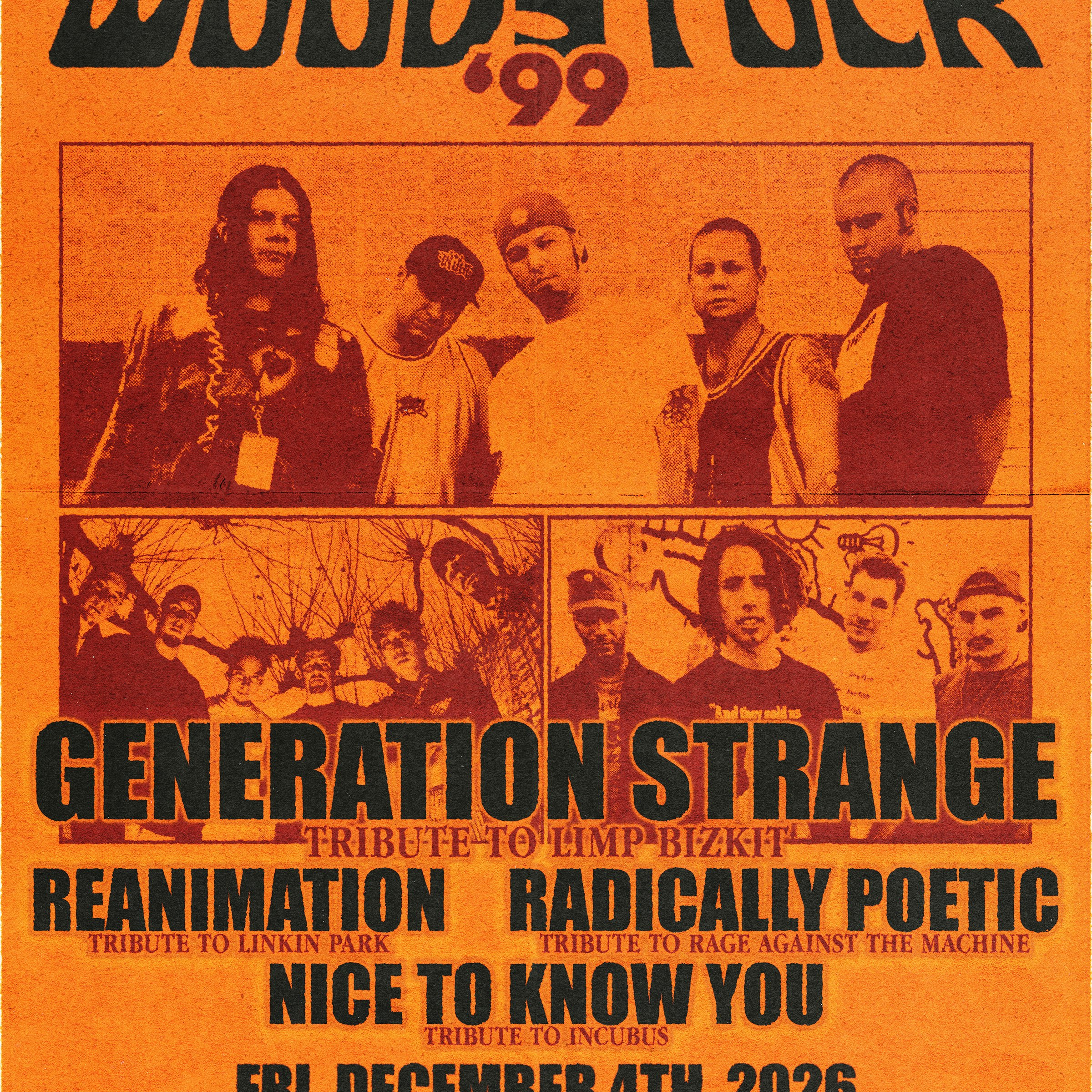 Almost Woodstock '99 w/ Tributes to Limp Bizkit, Linkin Park, Rage Against The Machine, Incubus