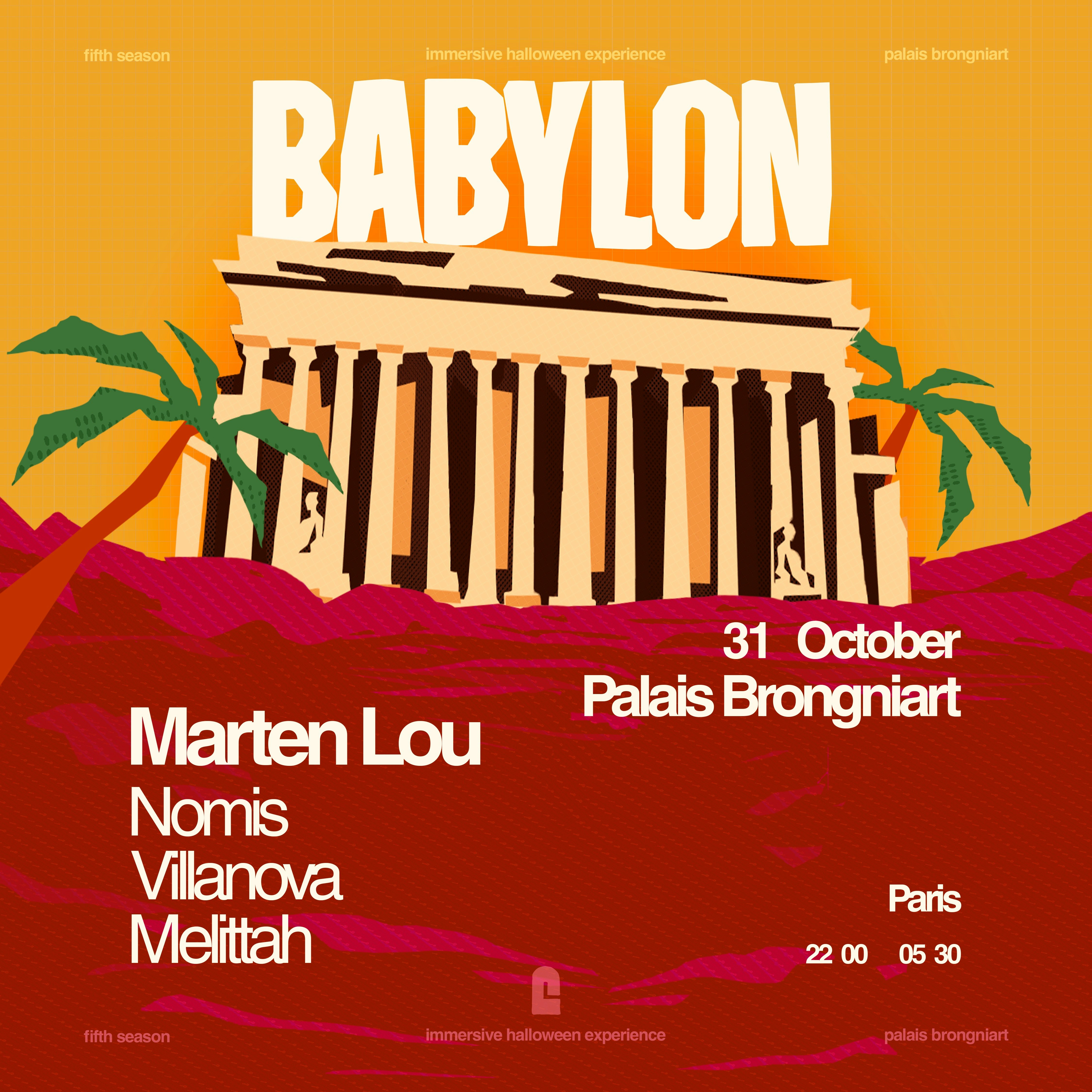 BABYLON HALLOWEEN - MARTEN LOU @PALAIS BRONGNIART