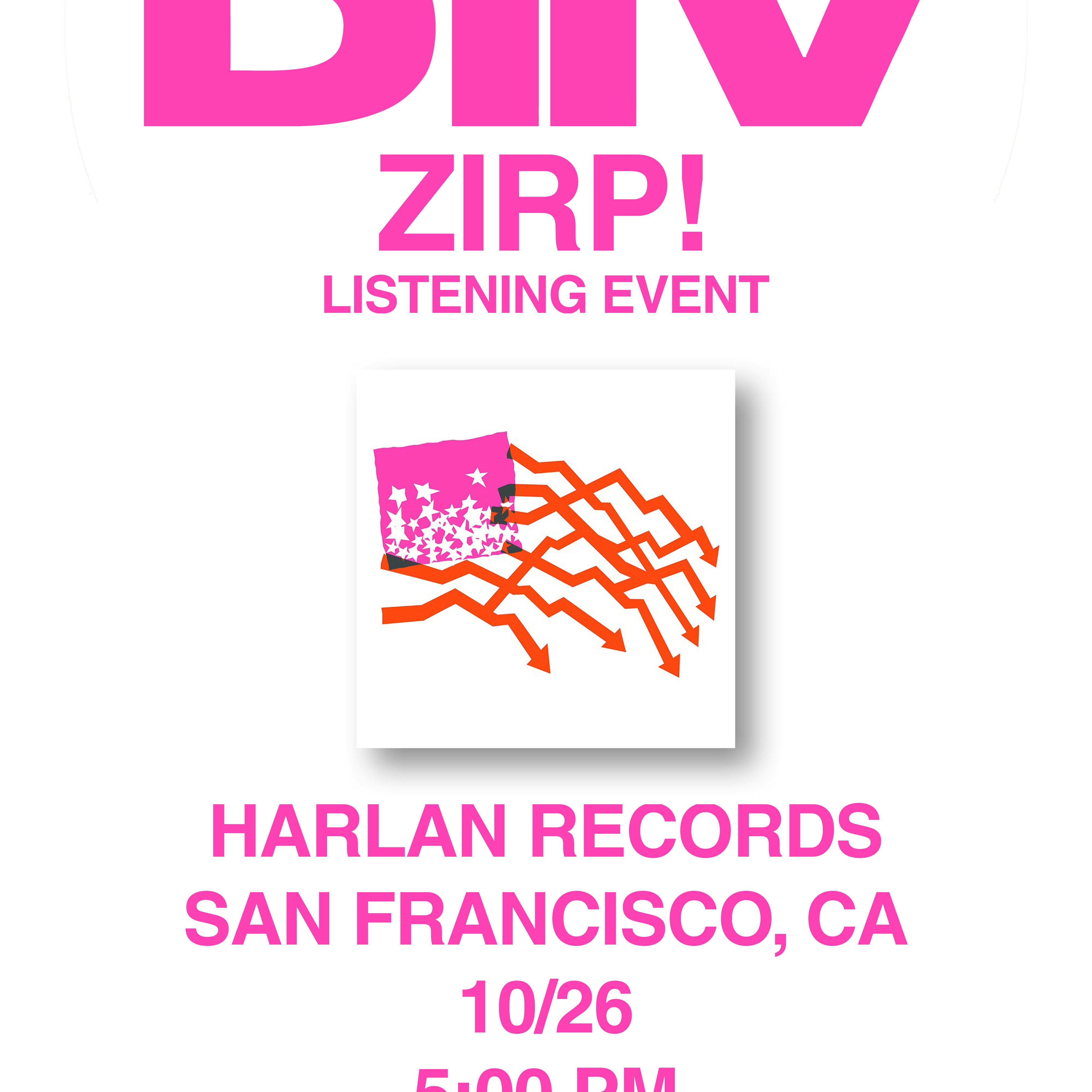 DIIV ZIRP! Album Listening