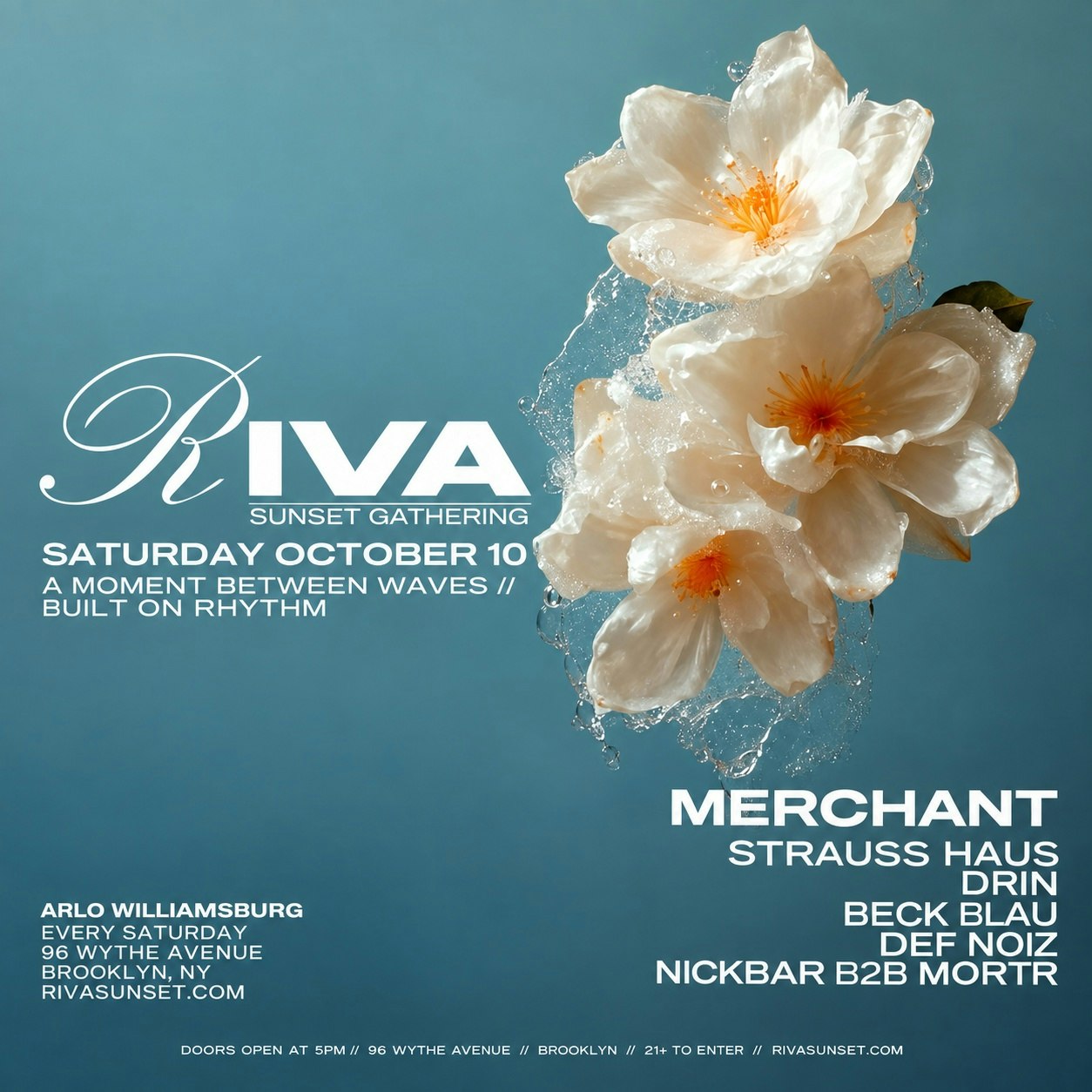 RIVA Sunset Gathering - October 10th