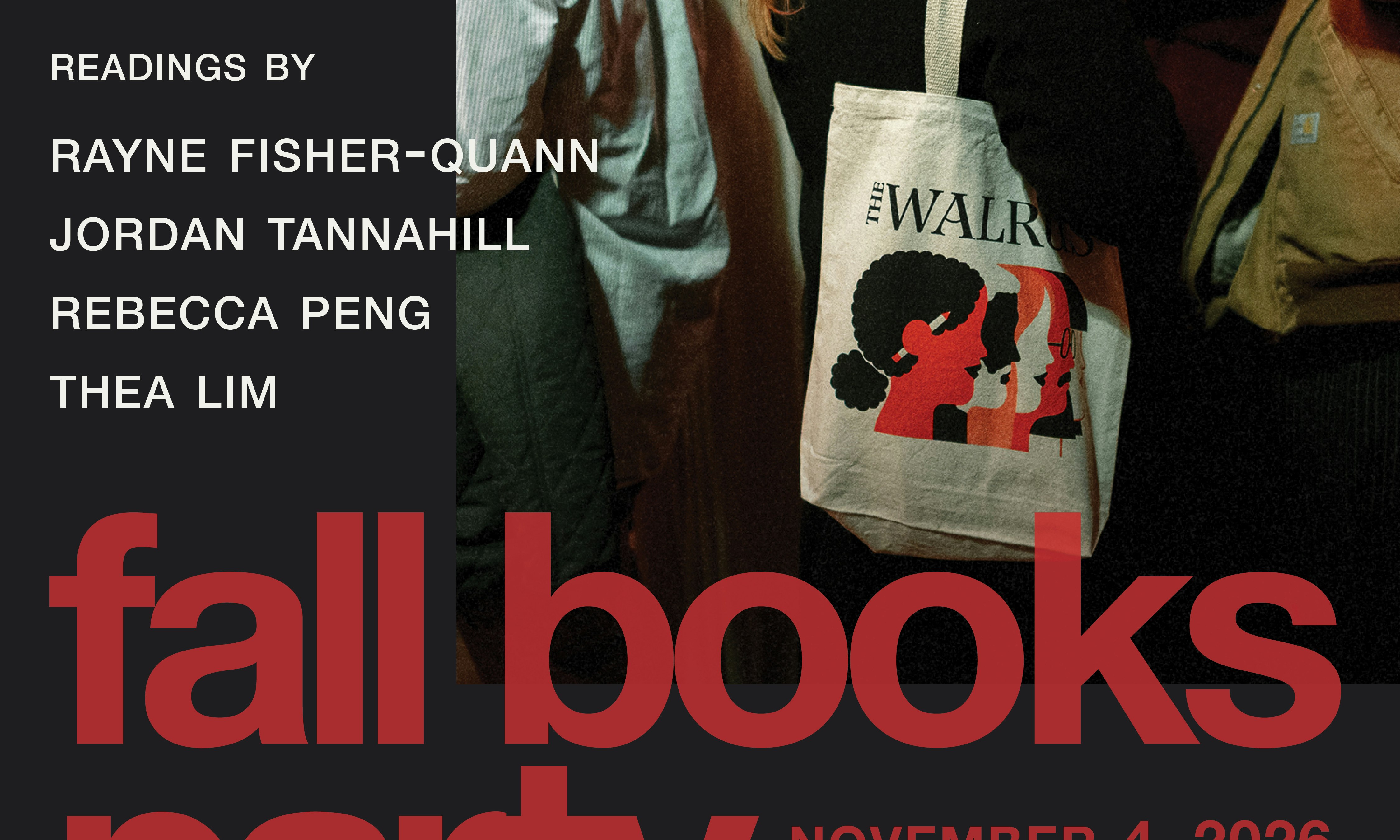 Source image — THE WALRUS FALL BOOKS PARTY