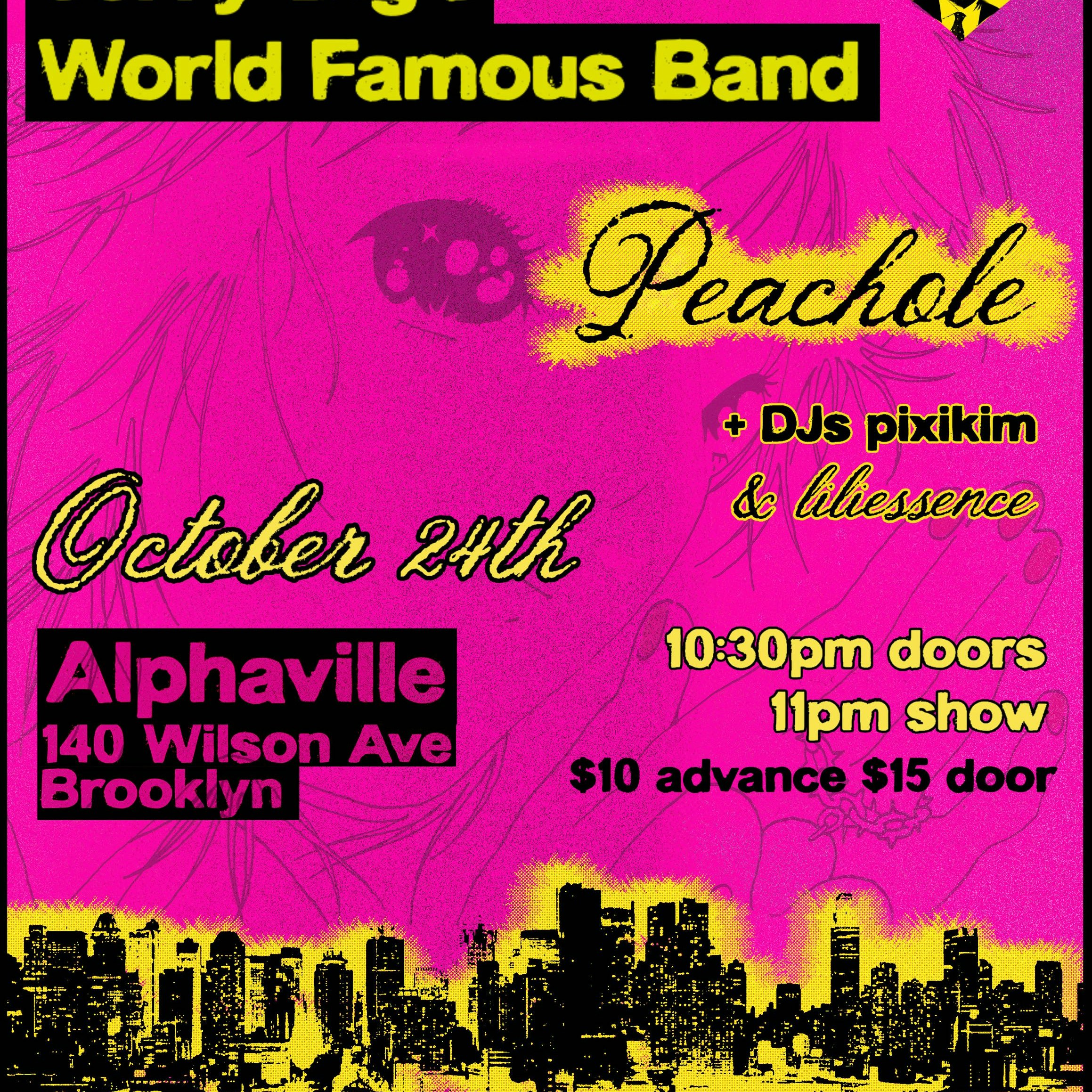 Jerry Big's World Famous Band with Peachole, DJ Pixikim and DJ Liliessence