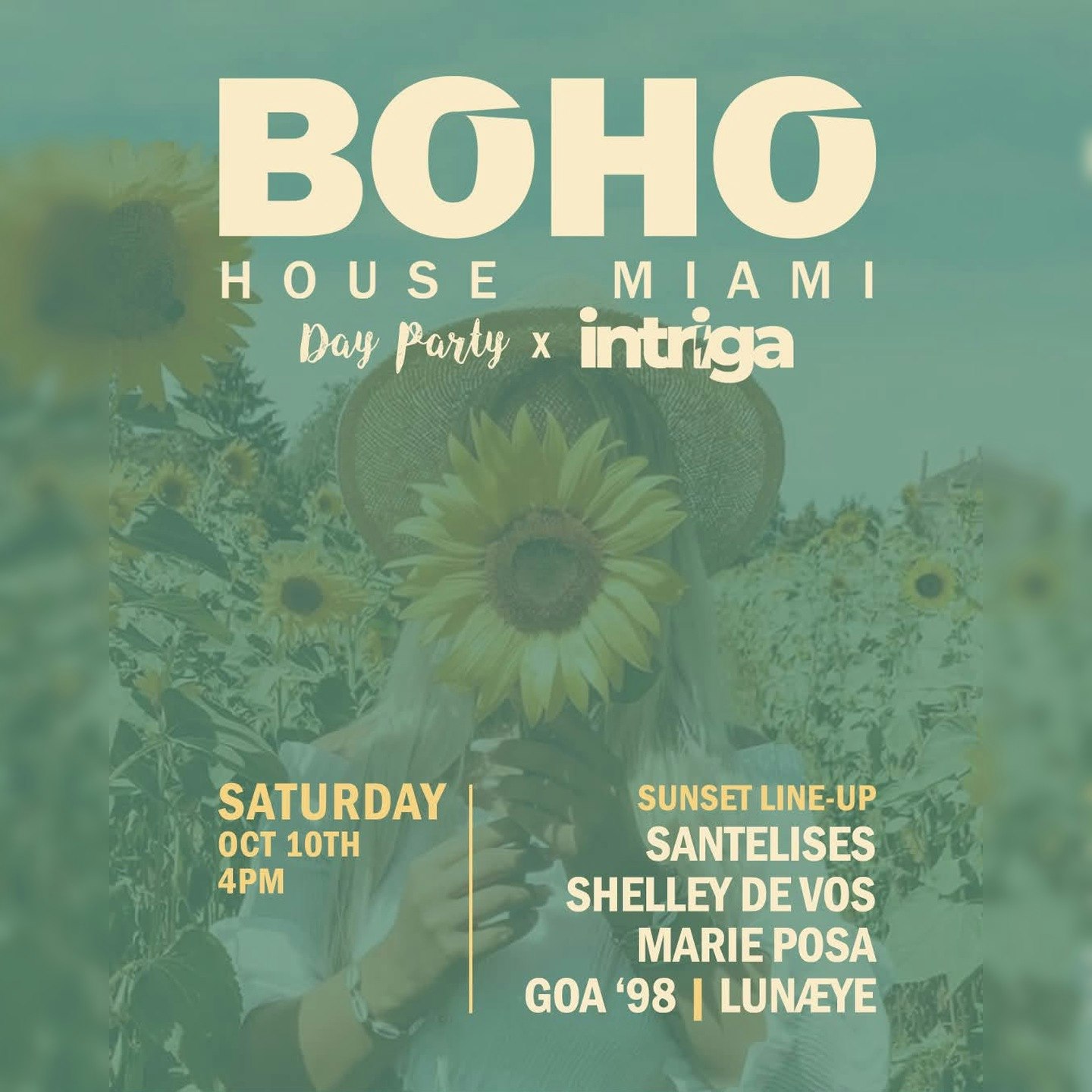 INTRIGA x BOHO House: Day Party Vol. 2 (NEW LOCATION)