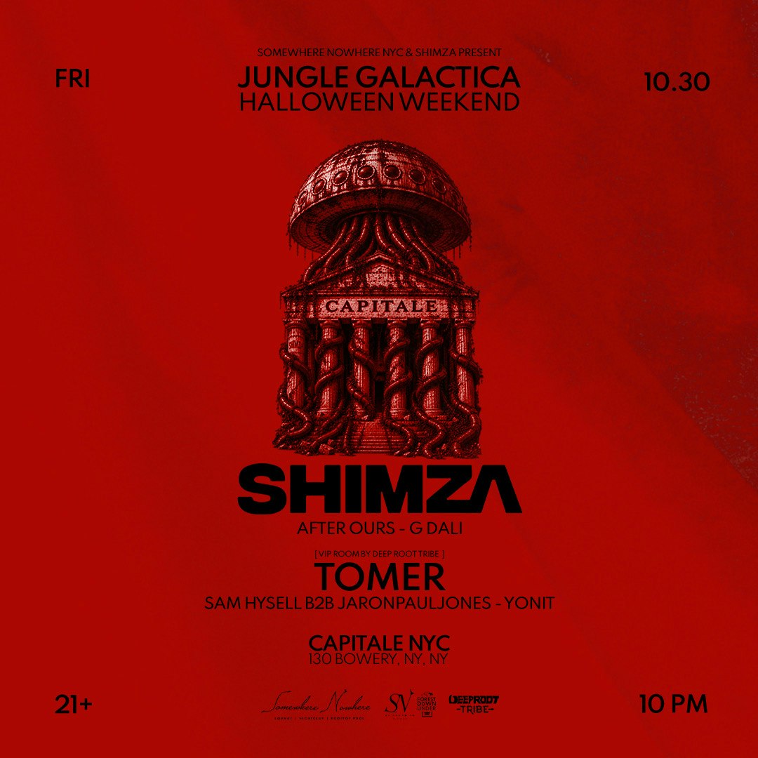 Shimza @ Capitale NY ~ Jungle Galactica Halloween