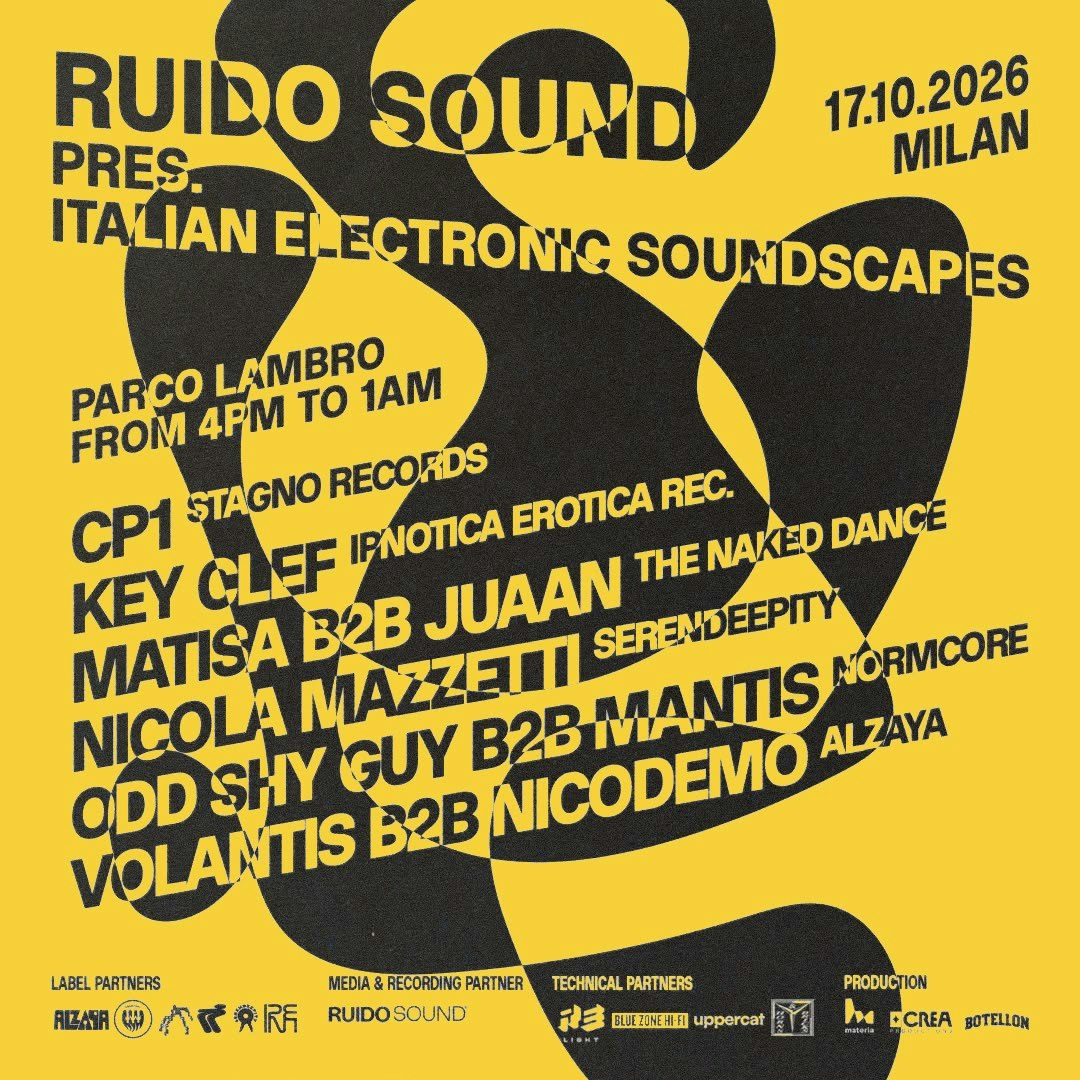 RUIDO SOUND pres. ITALIAN ELECTRONIC SOUNDSCAPES (DAY PROGRAM)