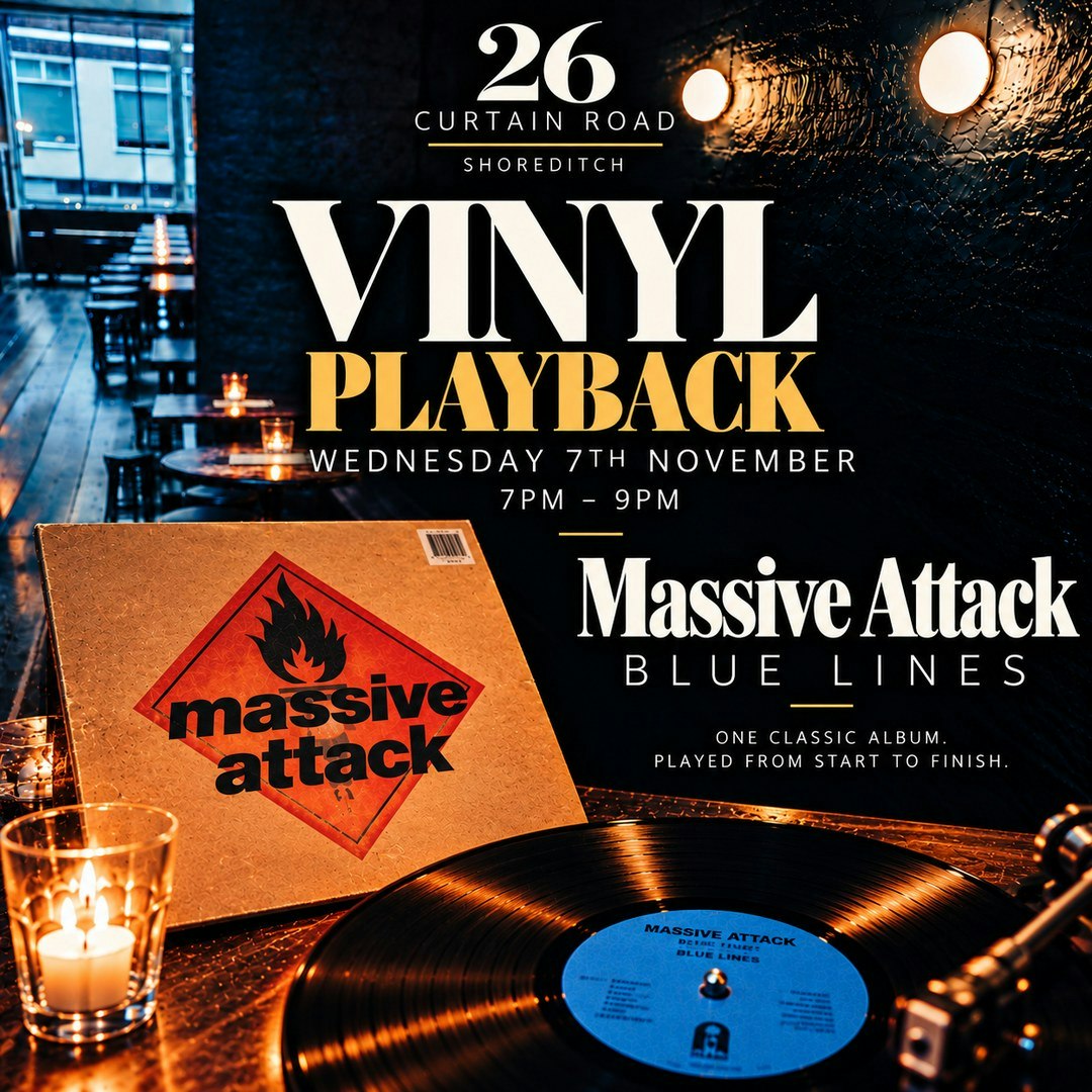 Vinyl LP playback & cocktails sessions