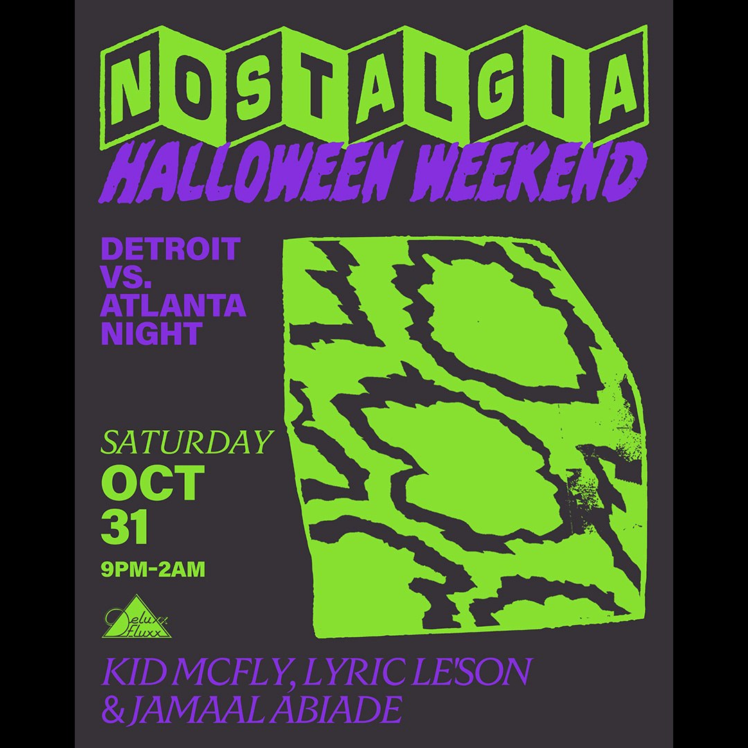 Nostalgia Halloween Weekend : Detroit vs Atlanta Night