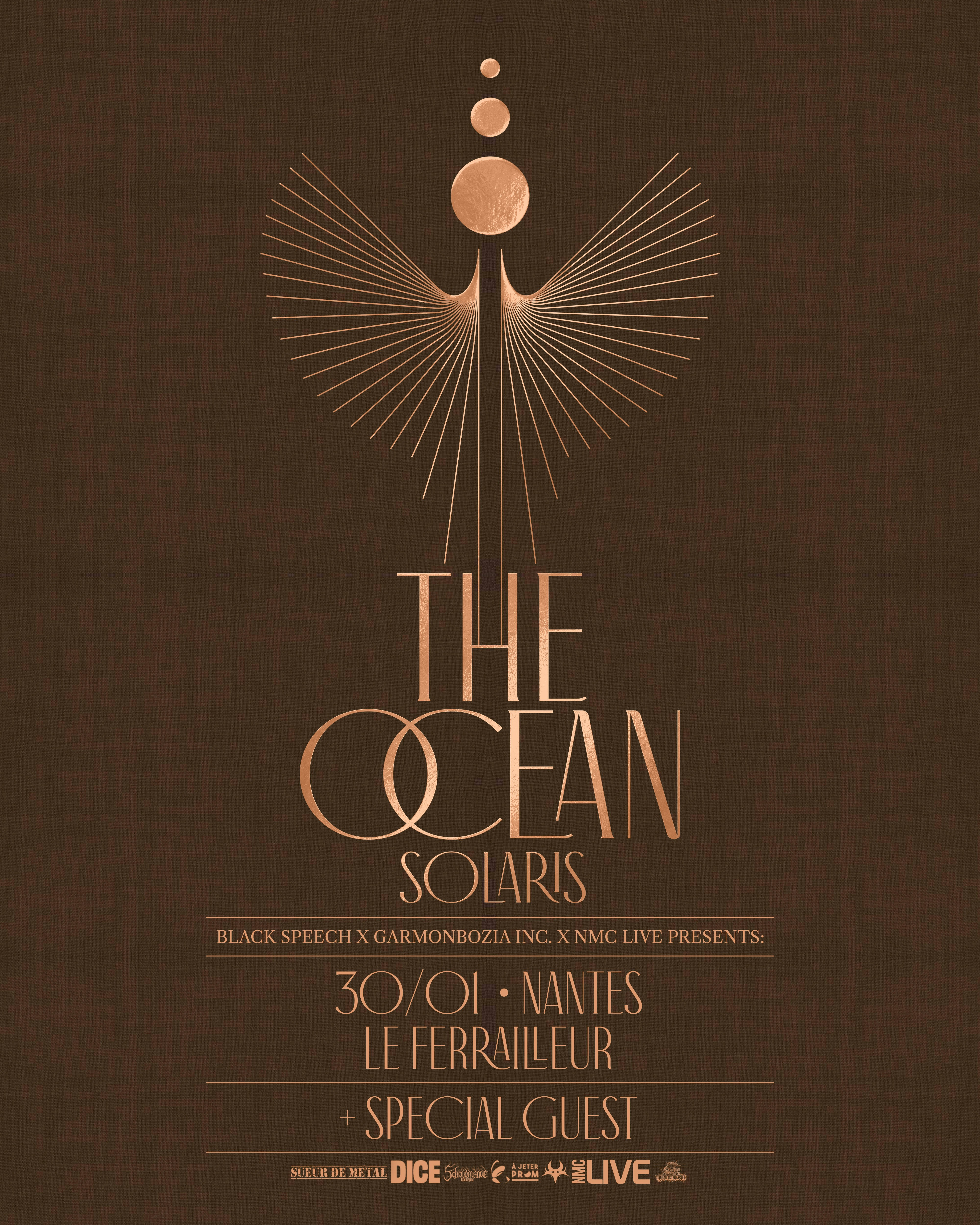 Affiche The Ocean en concert au Ferrailleur