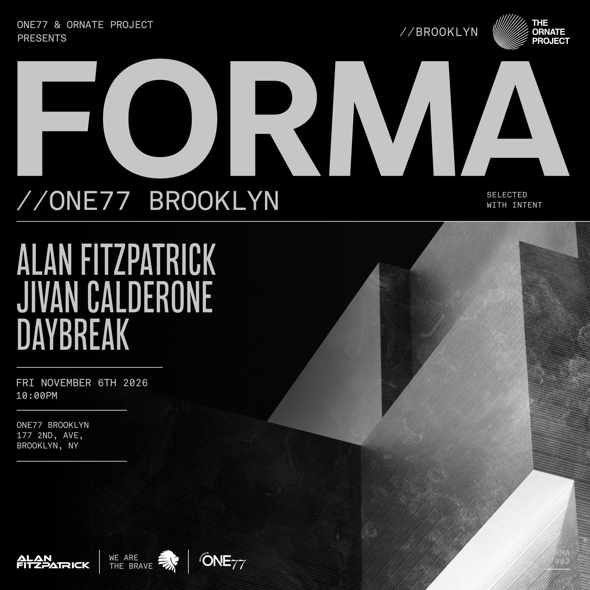 Alan Fitzpatrick "FORMA" Nov, 6th, 2026