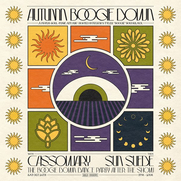 Autumn Boogie Down with Cassowary + Sun Suede