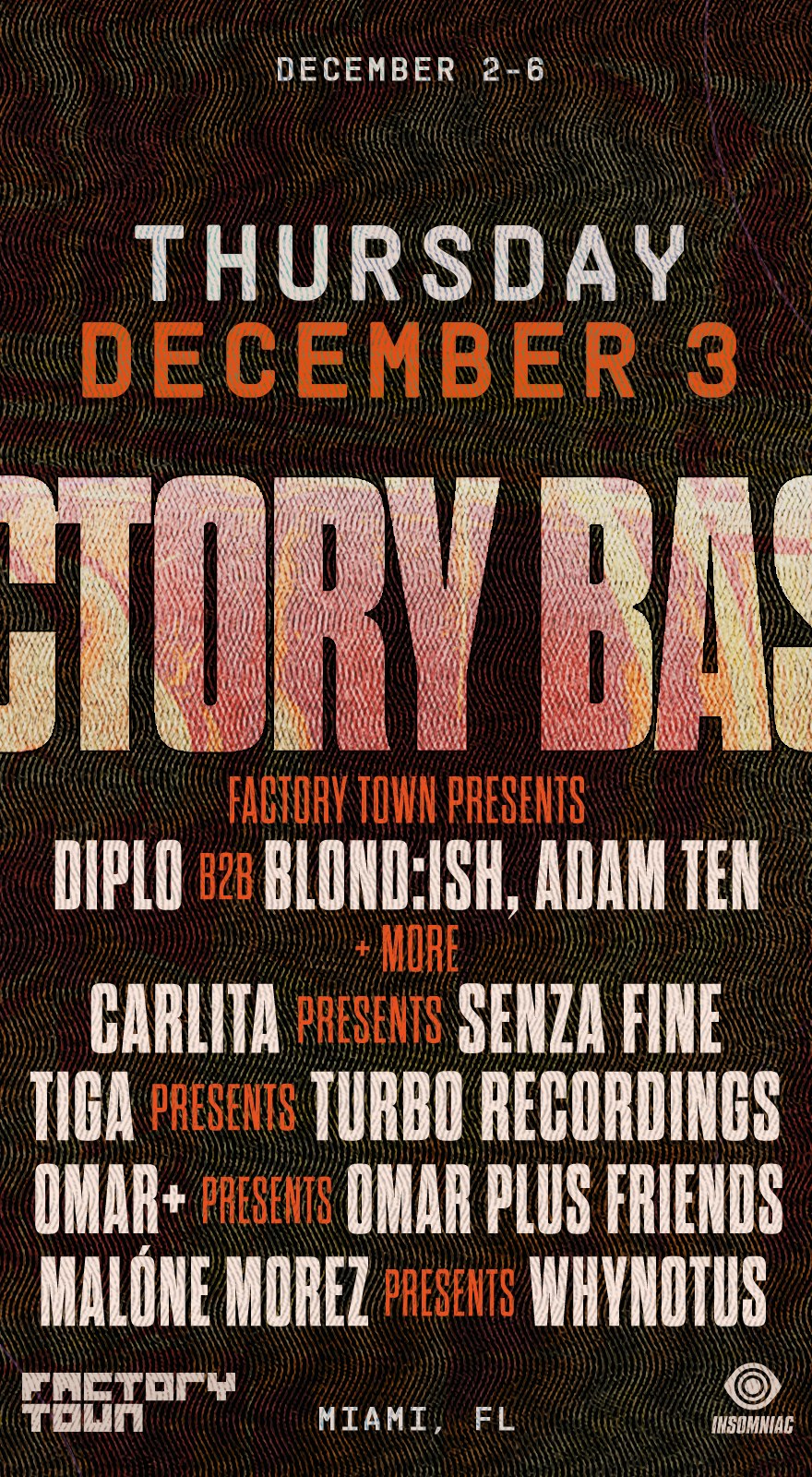 Factory Basel 2026 (Thursday Pass) at Factory Town