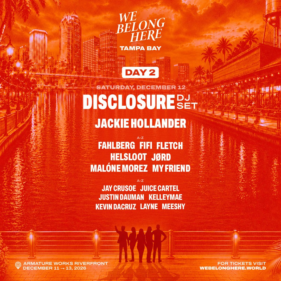 Disclosure (DJ Set) - We Belong Here: Tampa Bay 2026 12/12
