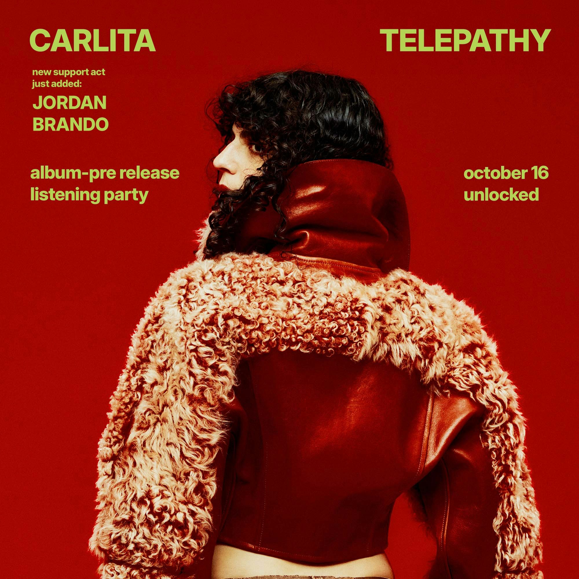 Labyrinth presents: Carlita TELEPATHY Album Pre-release Listening Party