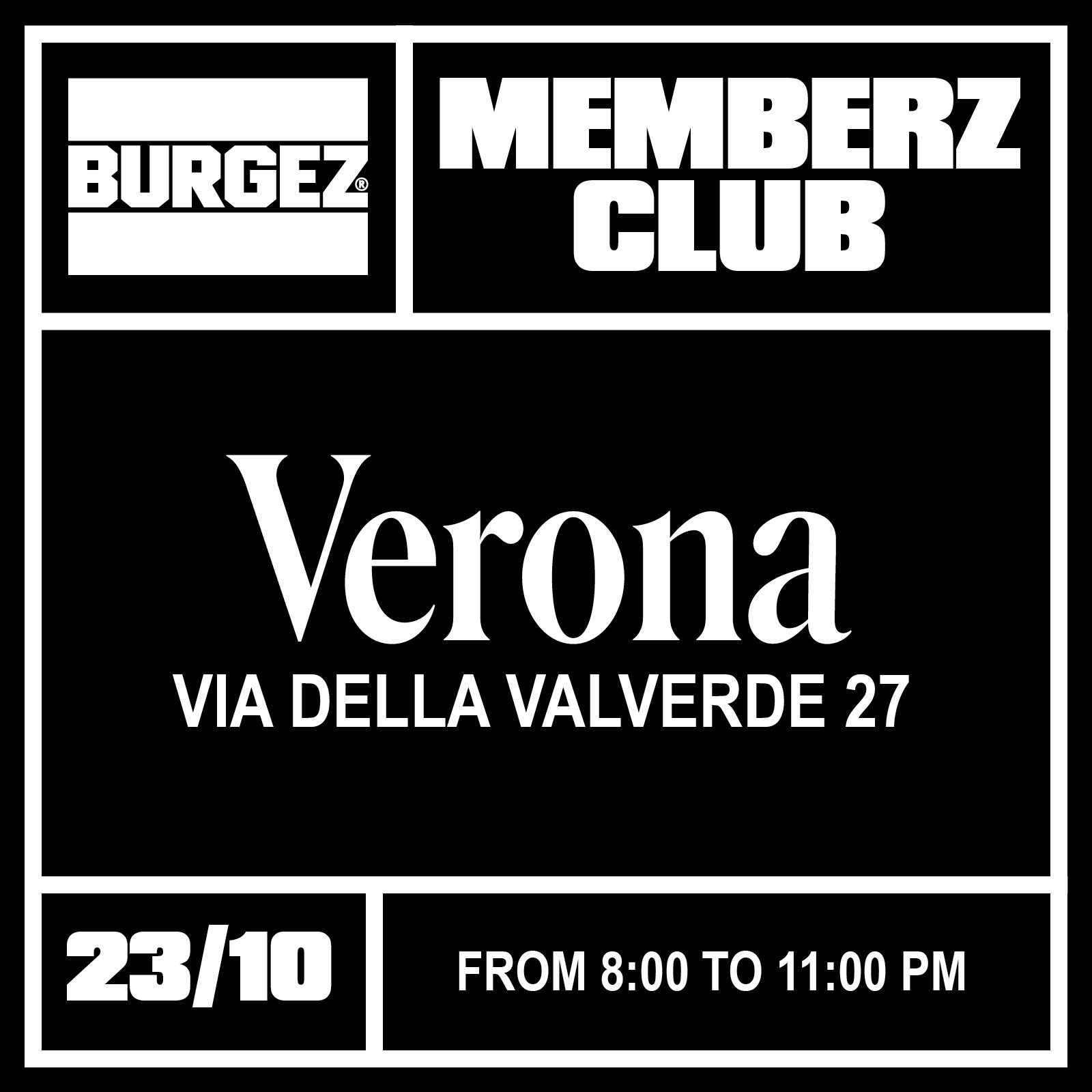 BURGEZ Memberz Club