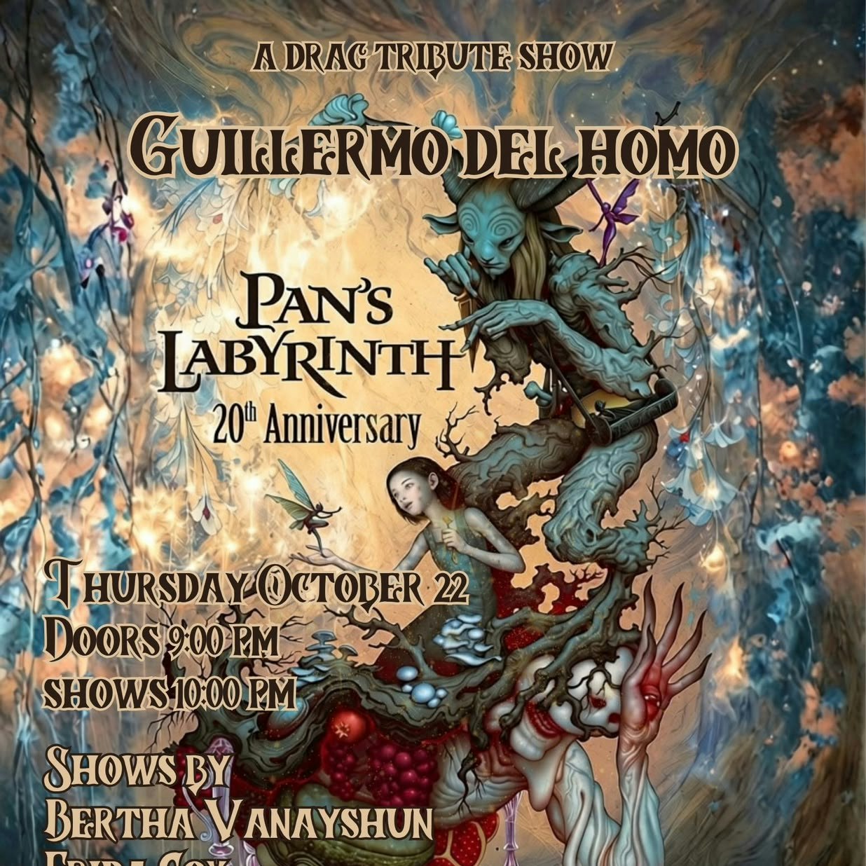 Guillermo Del Homo: Pan's Labyrinth drag tribute