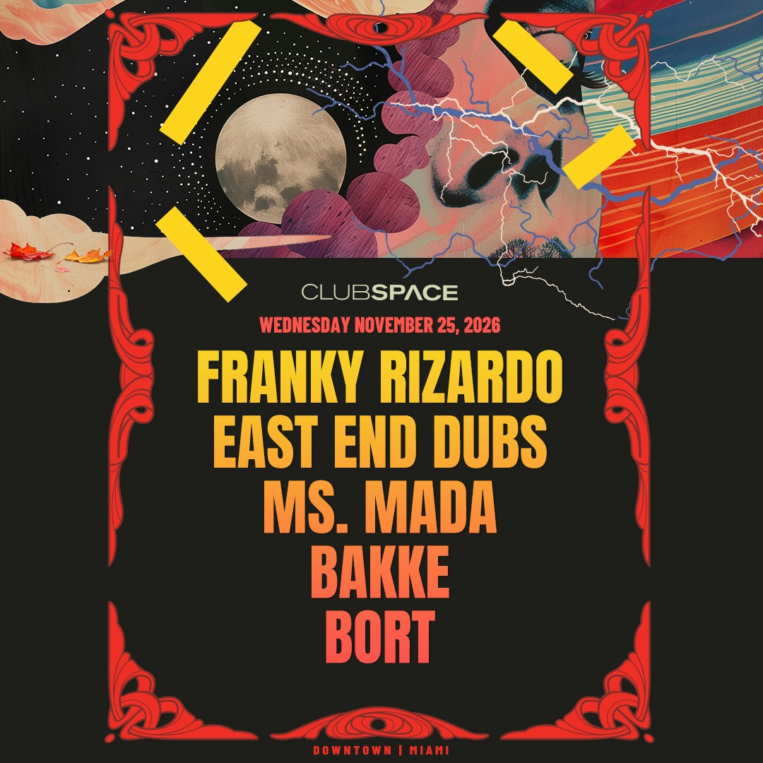Franky Rizardo + East End Dubs flyer