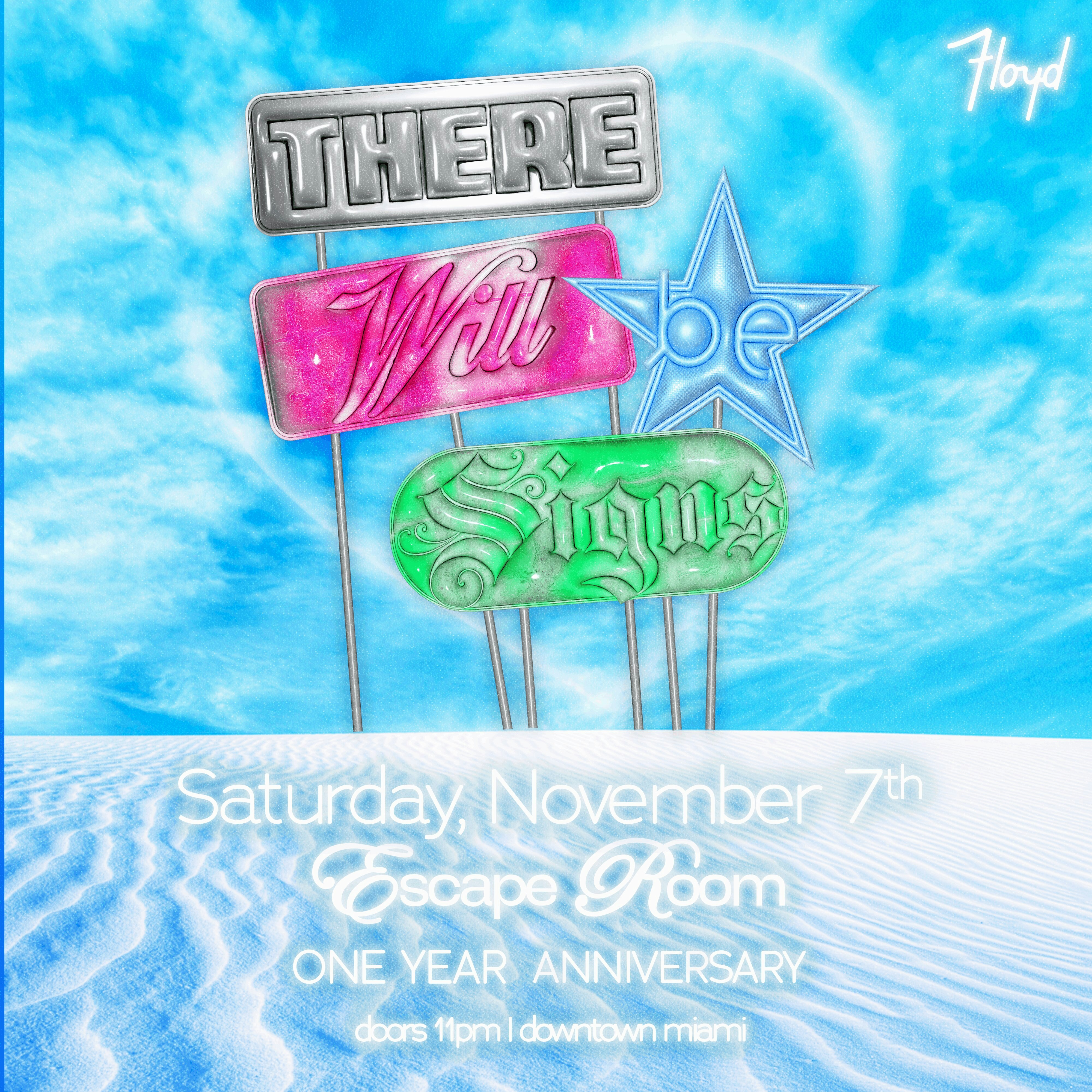 Escape Room 1 Year Anniversary - Floyd Miami