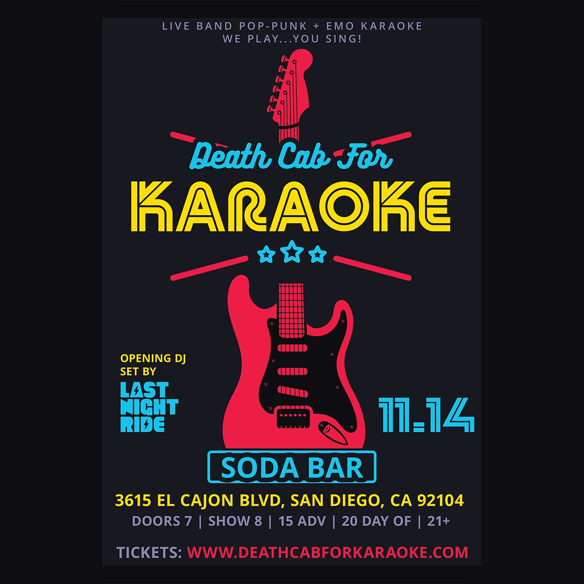 Death Cab For Karaoke | live band karaoke!