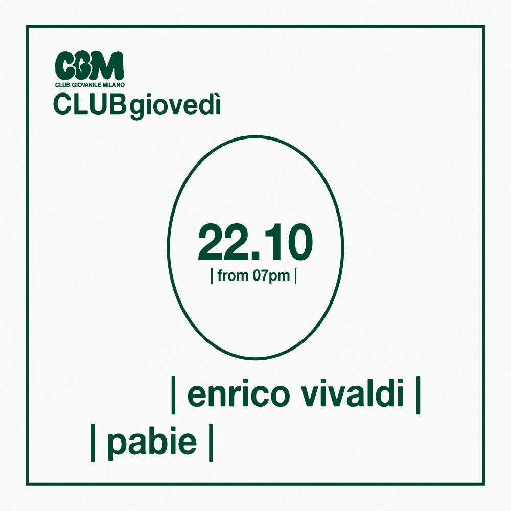 Club GIOVedì