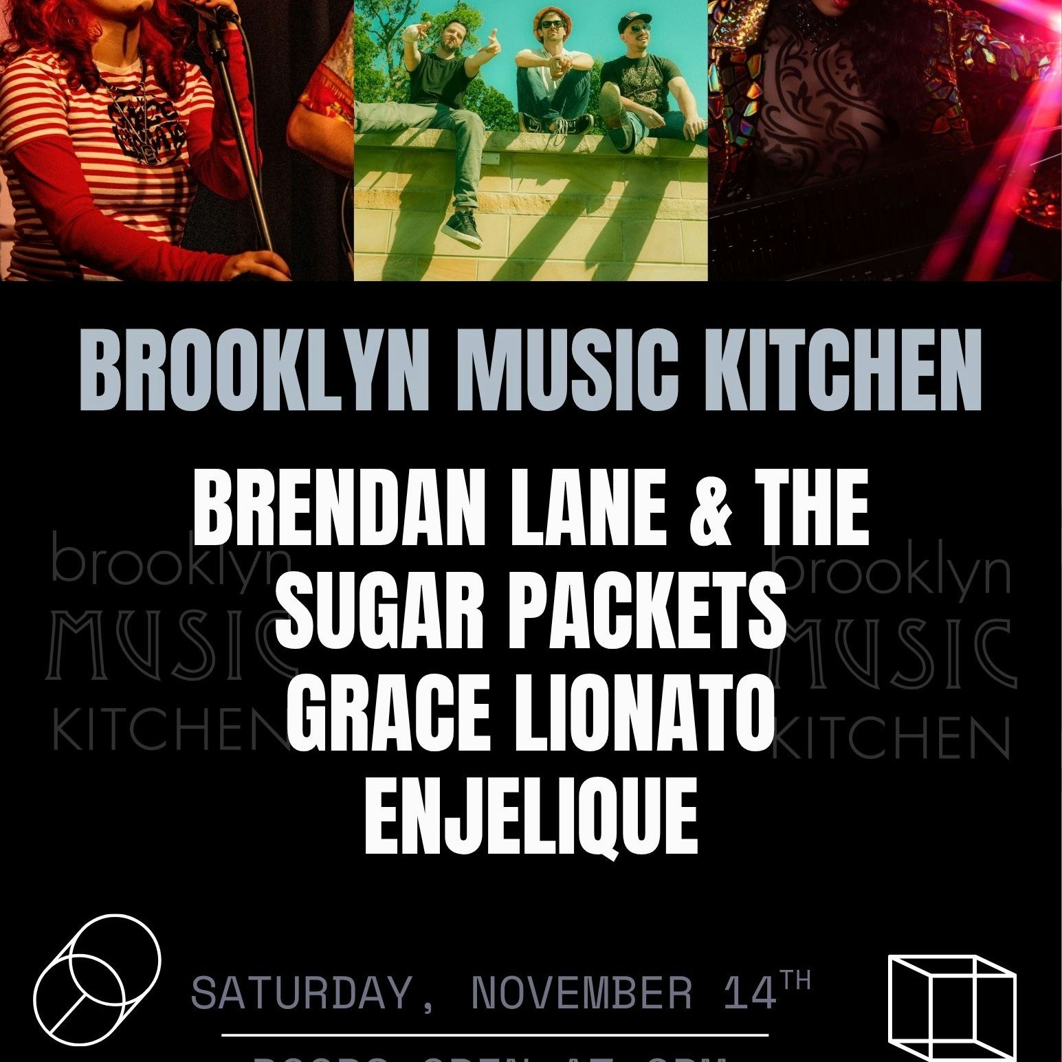 Brendan Lane & the Sugar Packets, Grace Lionato, Enjelique + MORE!