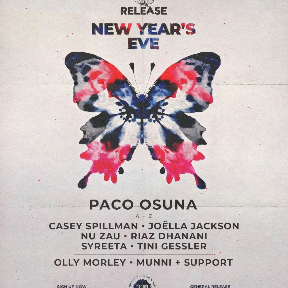 Release NYE w/ Paco Osuna, Syreeta, Tini Gessler +