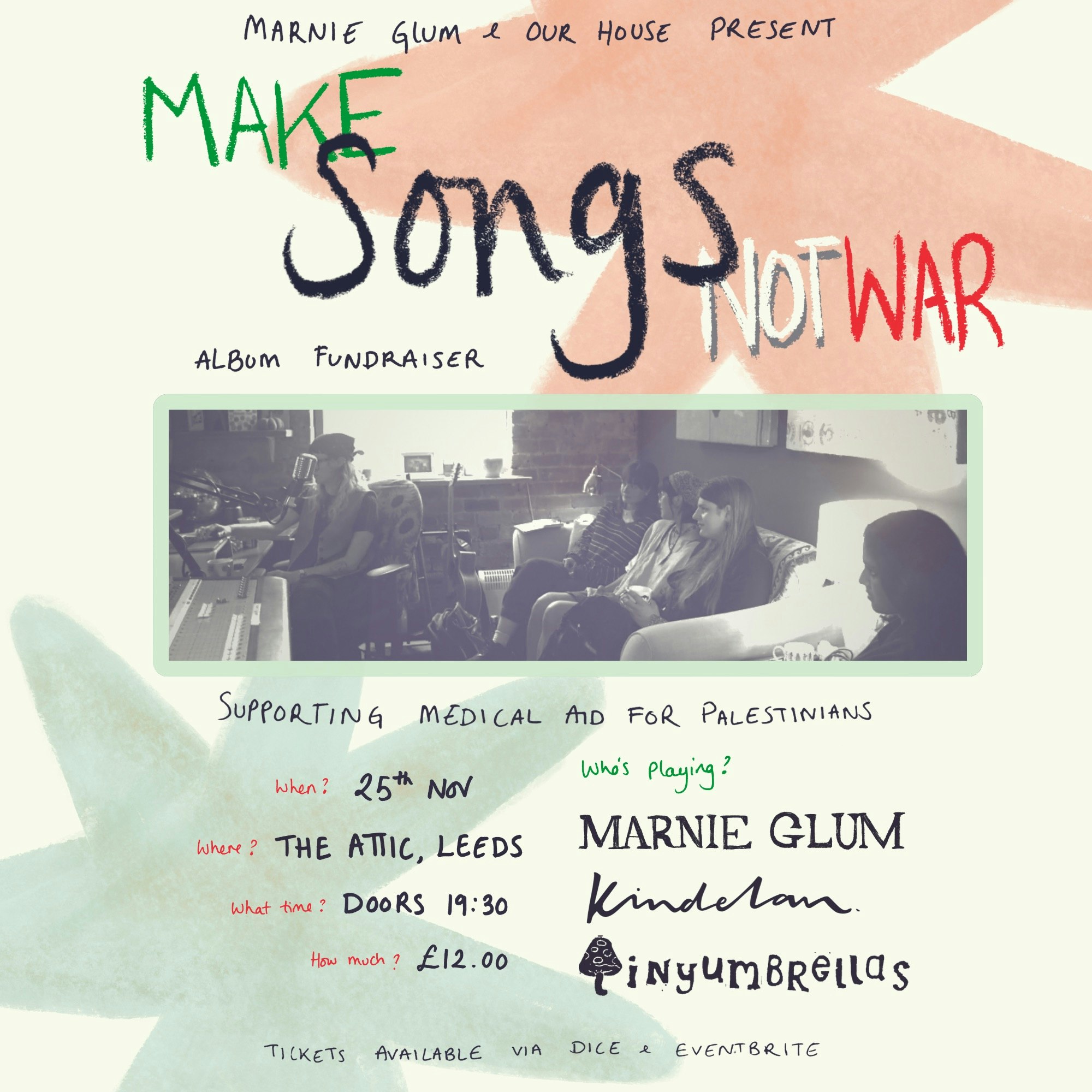 Make Songs Not War: Album Fundraiser