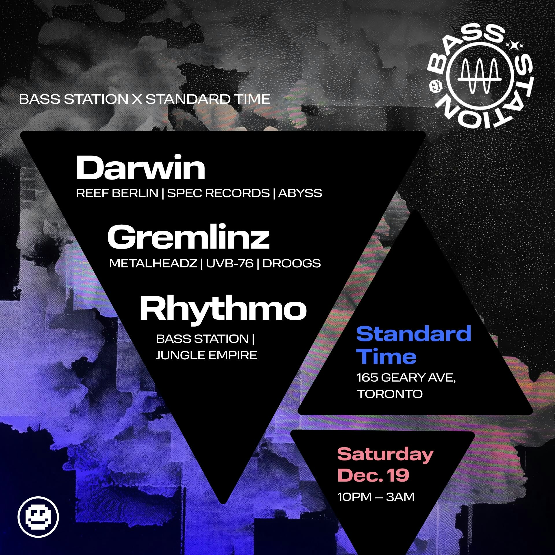 Darwin, Gremlinz and Rhythmo presented by Bass Station x Standard Time