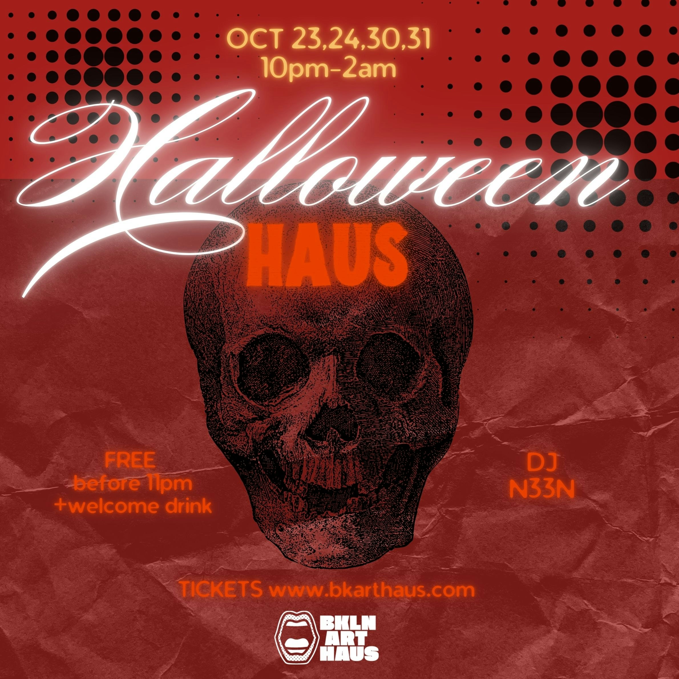 Halloween Haus DJs, Ghouls, and Goblins at BAH