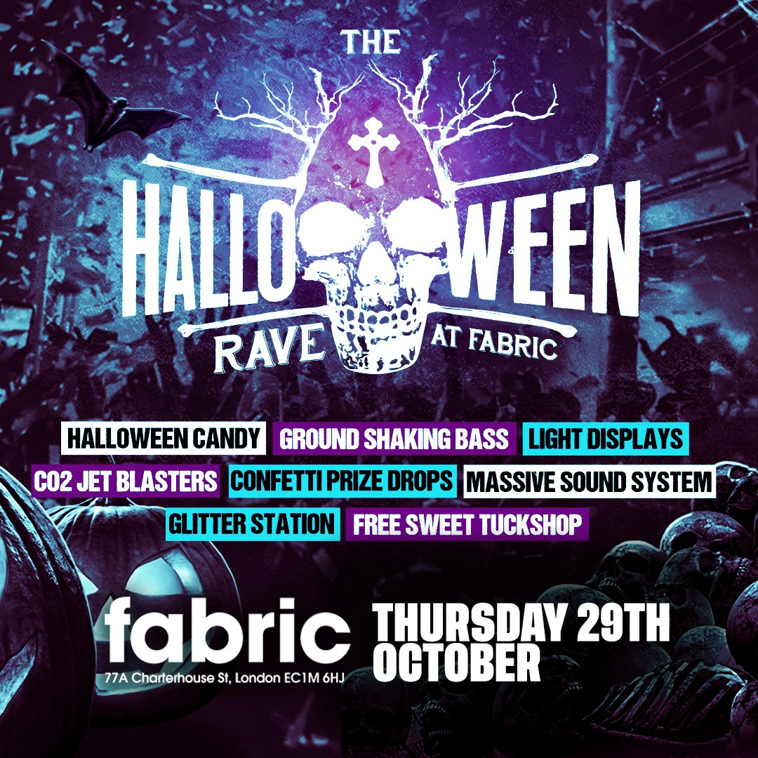 The Halloween Rave at Fabric! Halloween 2026