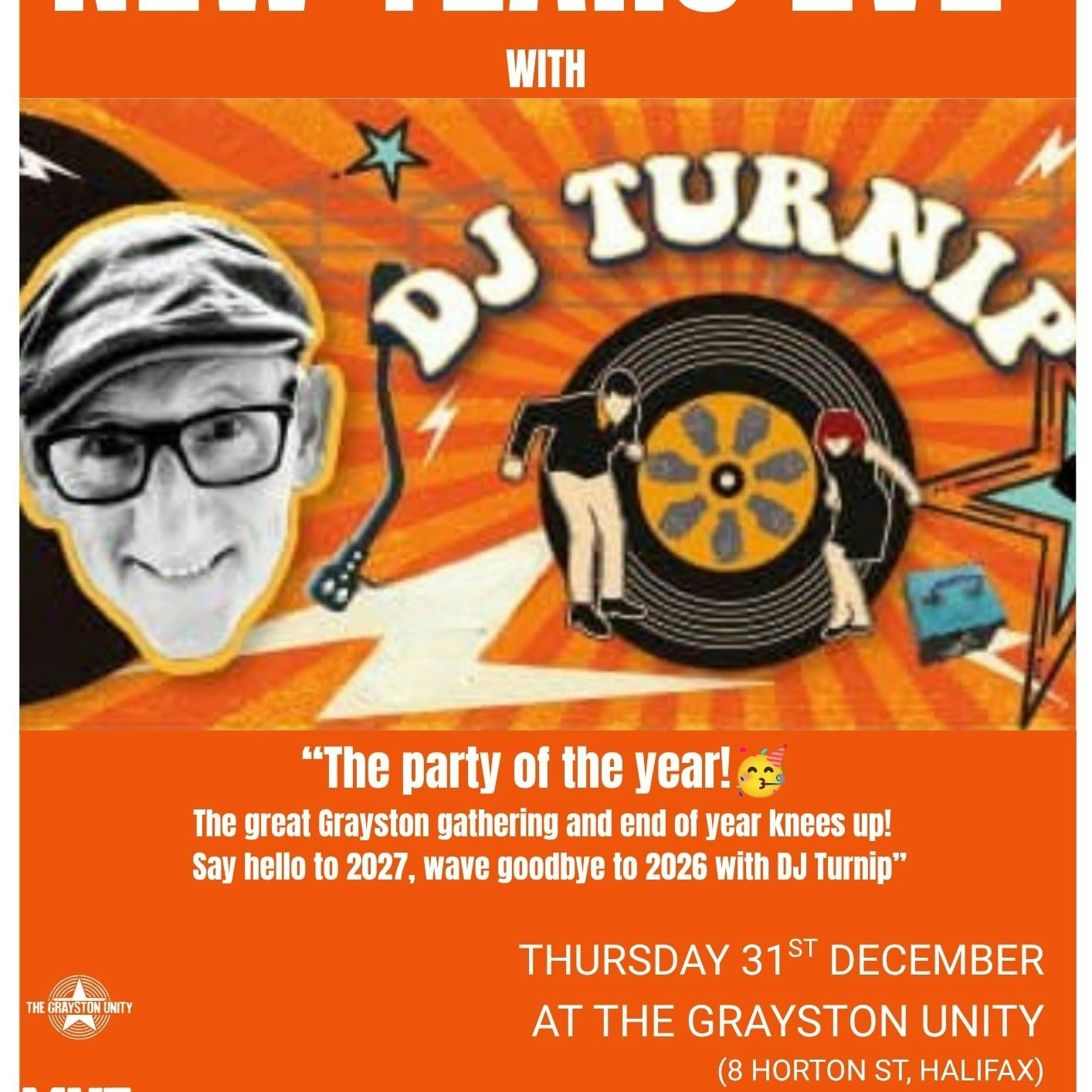 NEW YEARS EVE with Dj Turnip