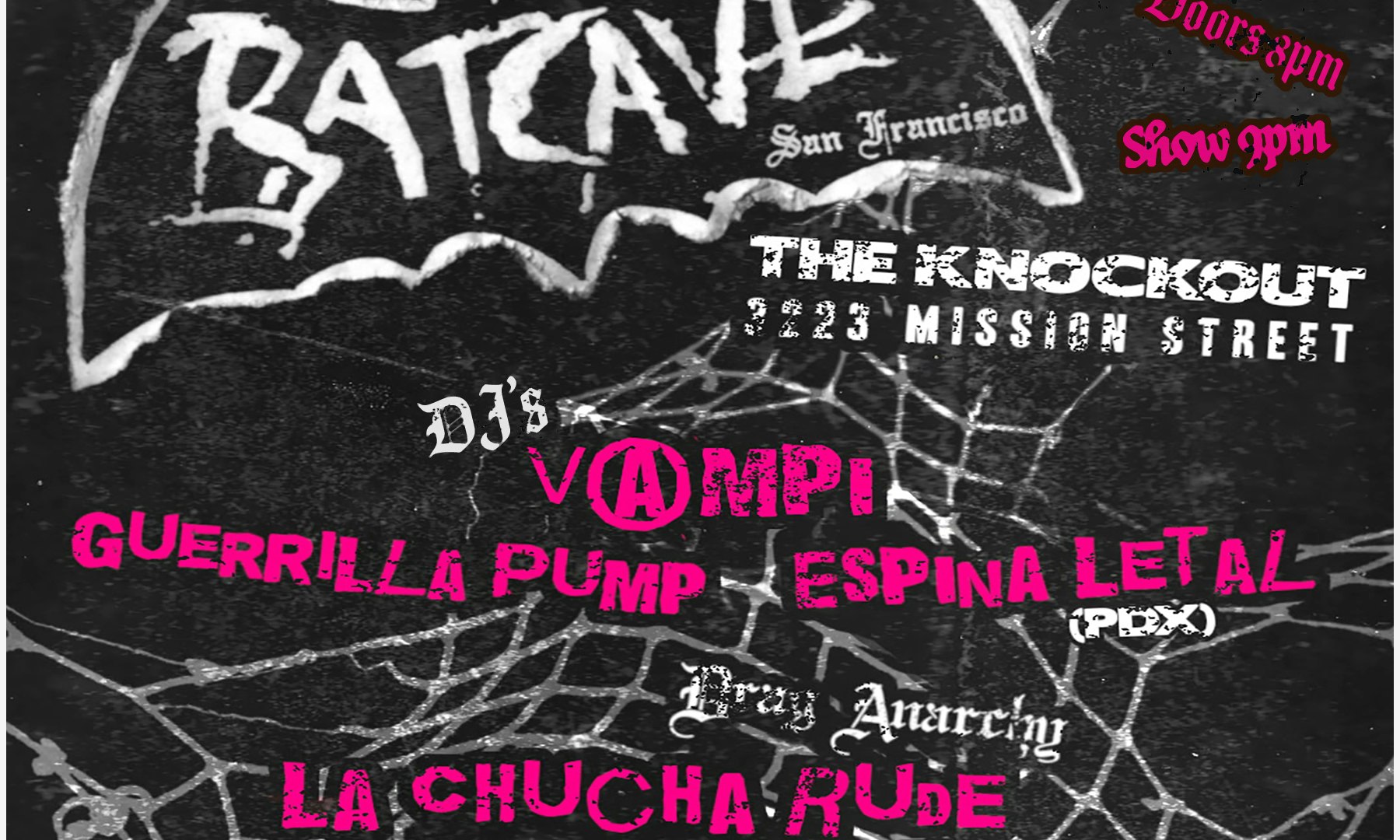 THE BATCAVE SF : DANCE PARTY AND DRAG SHOW