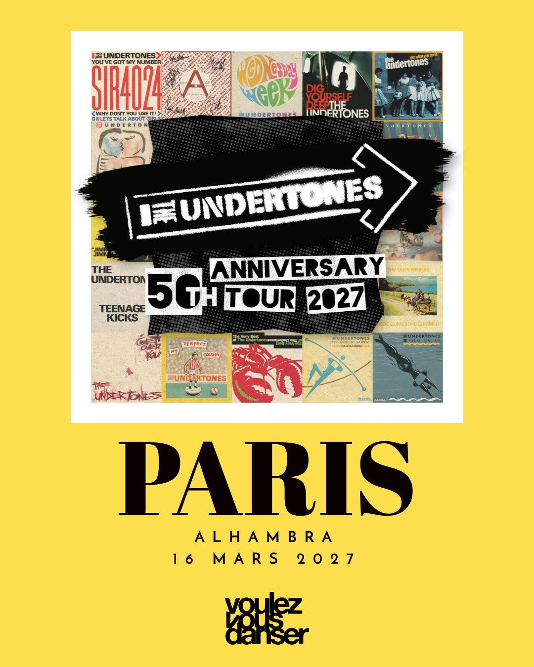 Affiche The Undertones en concert à l’Alhambra