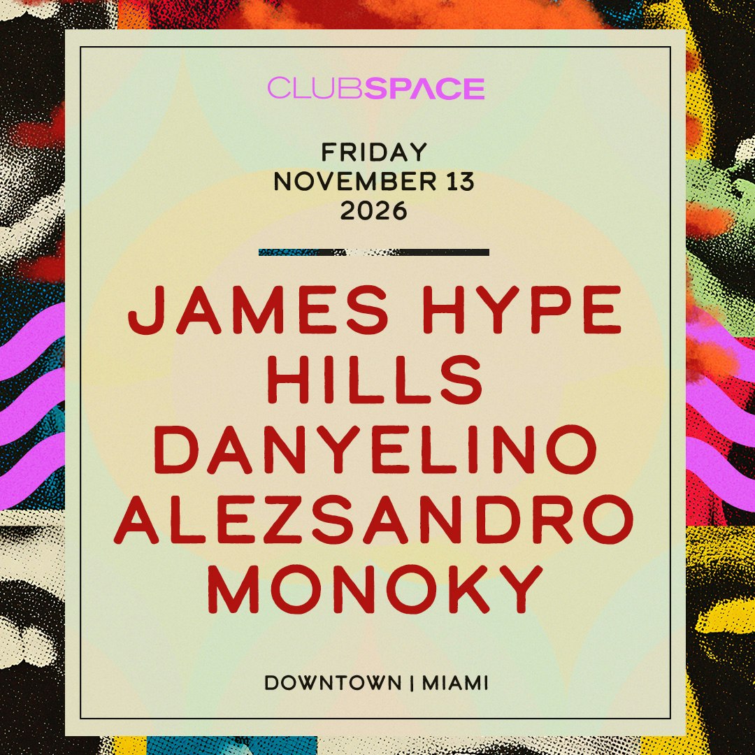 James Hype + HILLS flyer
