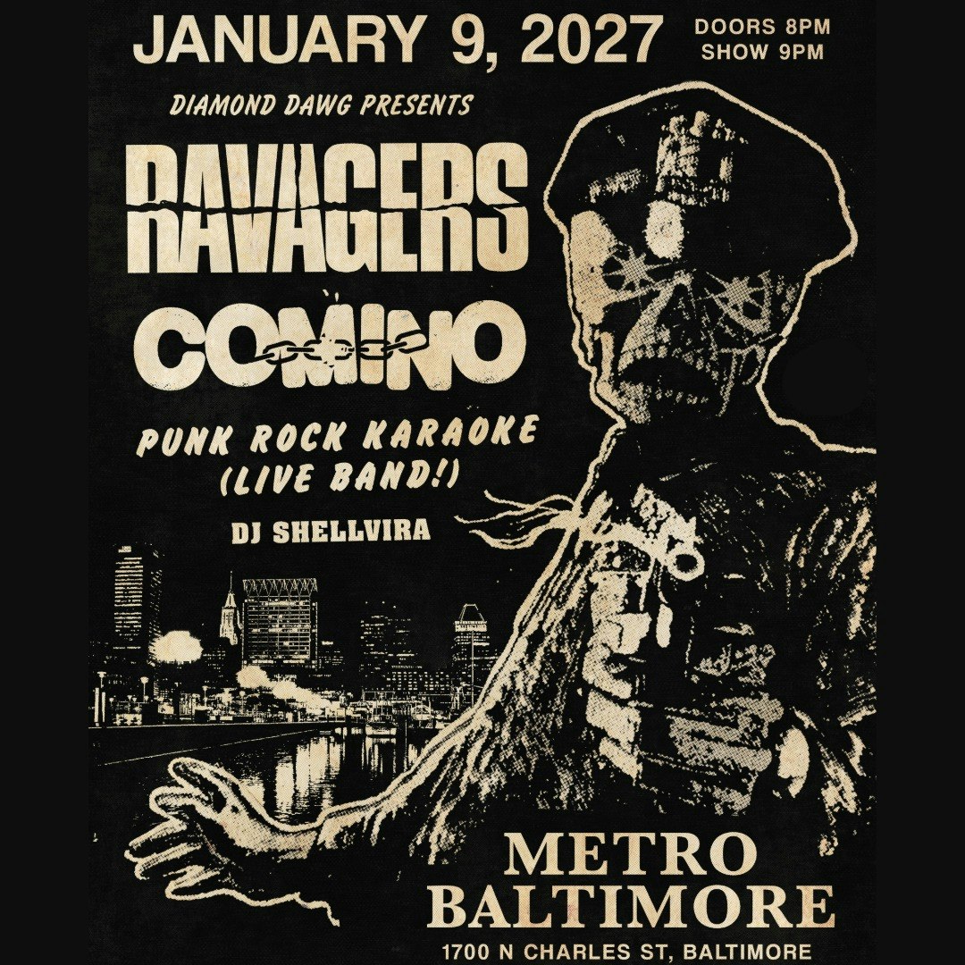 RAVAGERS w/ Comino, Punk Rock Karaoke (Live Band) and DJ Shellvira