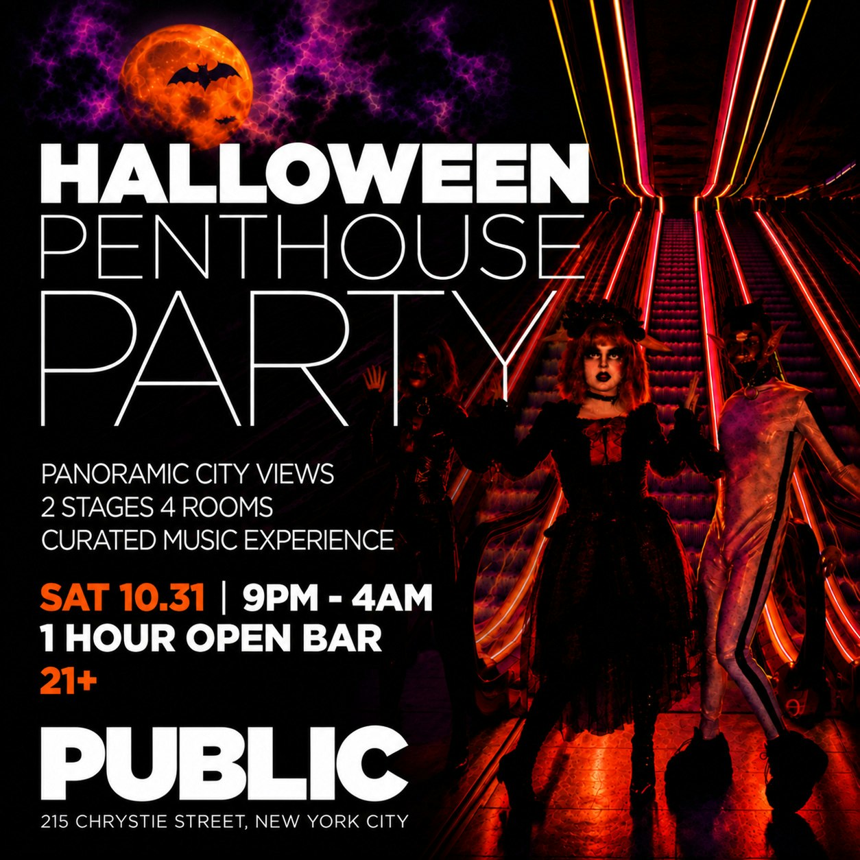 Penthouse Halloween at PUBLIC Hotel 10/31