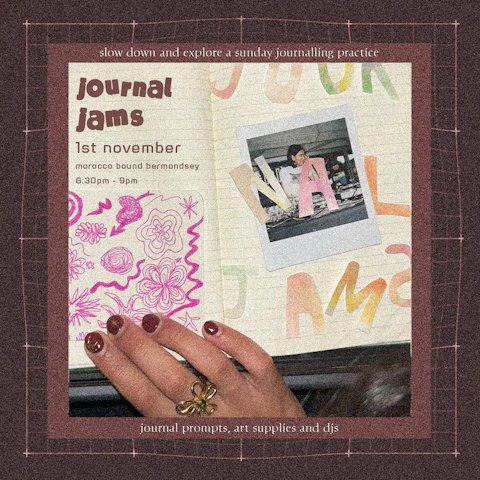 Journal Jams: DJs & journals for your Sunday reset