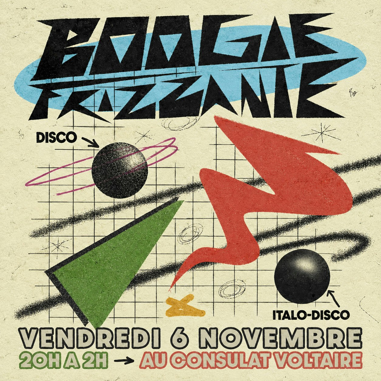 Boogie Frizzante de retour au Consulat Voltaire