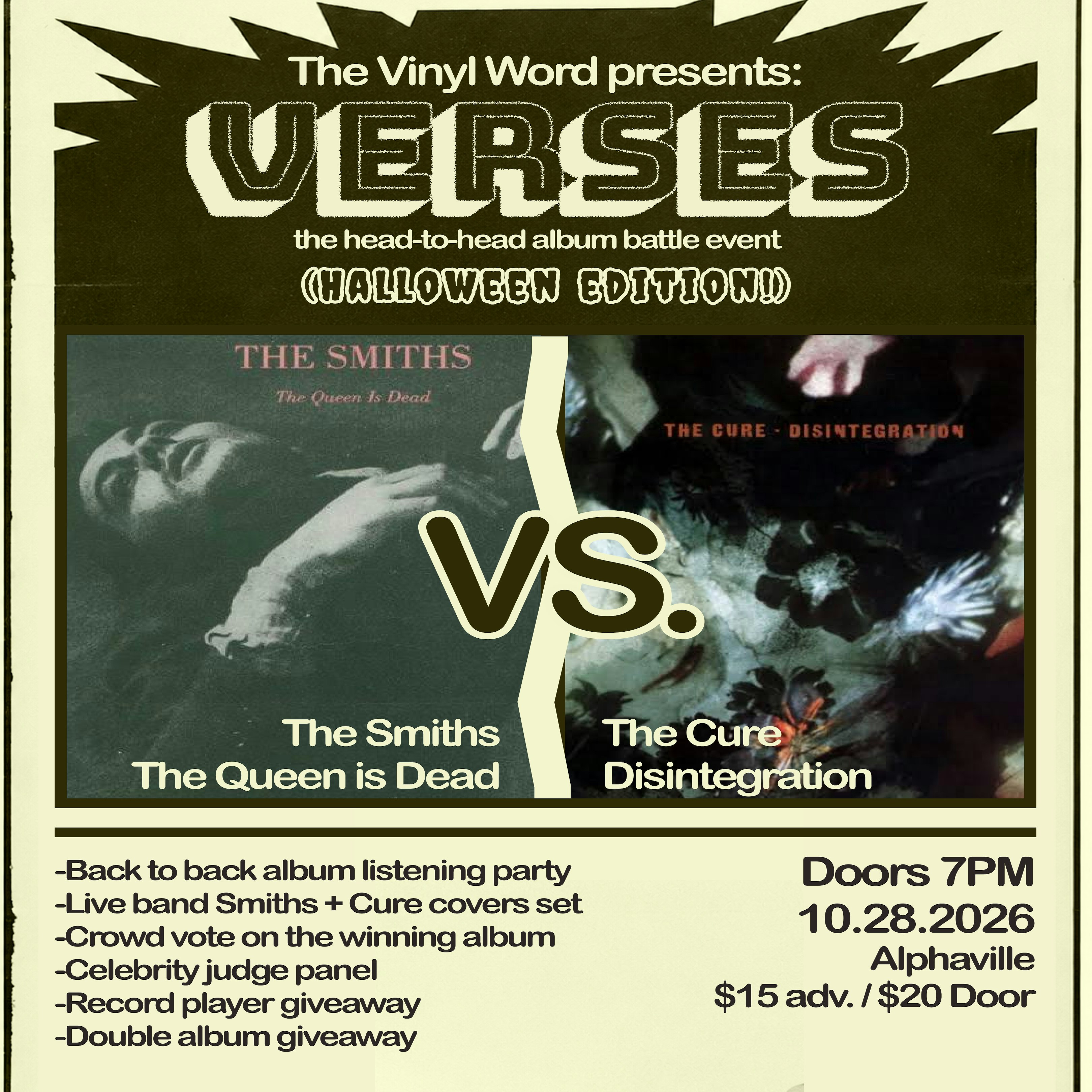 The Cure vs The Smiths + DJ Chase Coppins