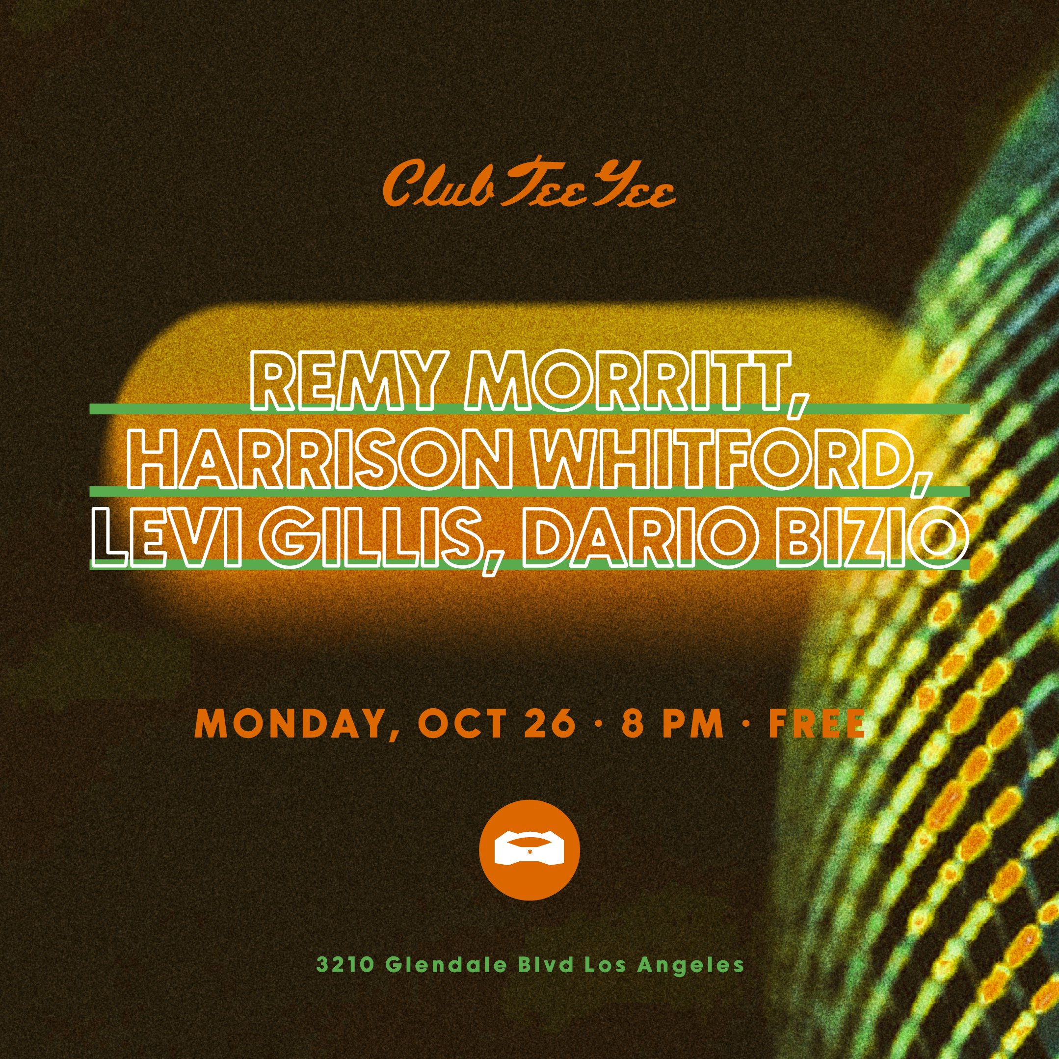 Remy Morritt, Harrison Whitford, Levi Gillis +more Tickets | Oct 26 ...